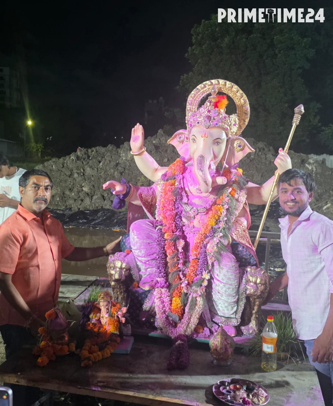 गणेश विसर्जन के दौरान निर्माल्य संकलन और पर्यावरण संरक्षण को लेकर जनजागरण अभियान