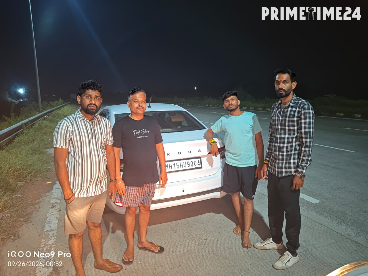 समृद्धि एक्सप्रेसवे पर फिल्मी स्टाइल में  हुई लूट!