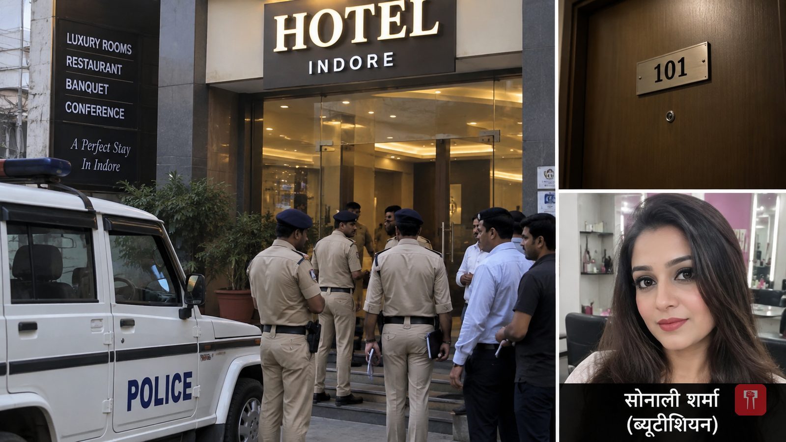 Beautician found unconscious in Indore hotel room, later declared dead