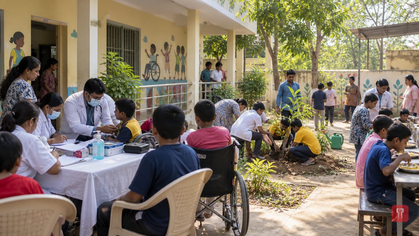 भडगावमध्ये विशेष मुलांसोबत साजरा झाला सामाजिक बांधिलकीचा वाढदिवस