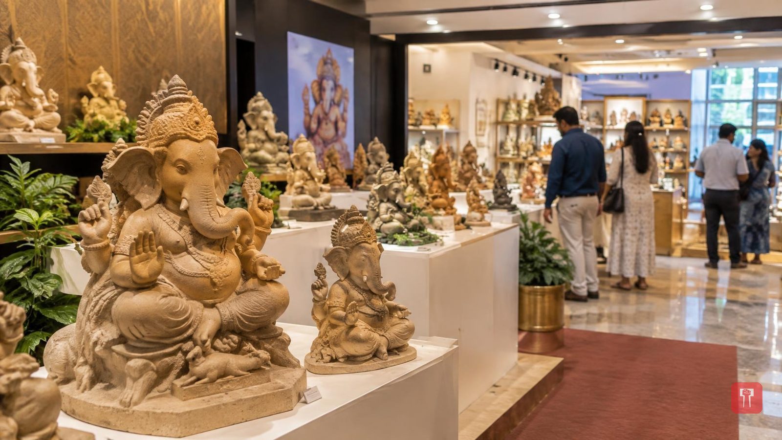 Pen's Ganesh idol makers get Delhi platform through ex-MP's initiative