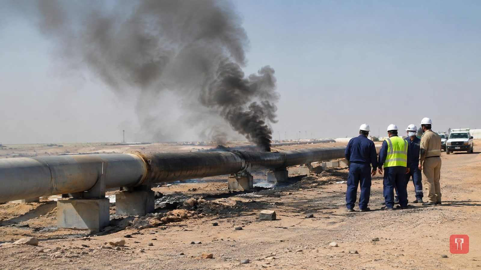 Saudi shuts 1,200-km oil pipeline after drone attack, world supply at risk