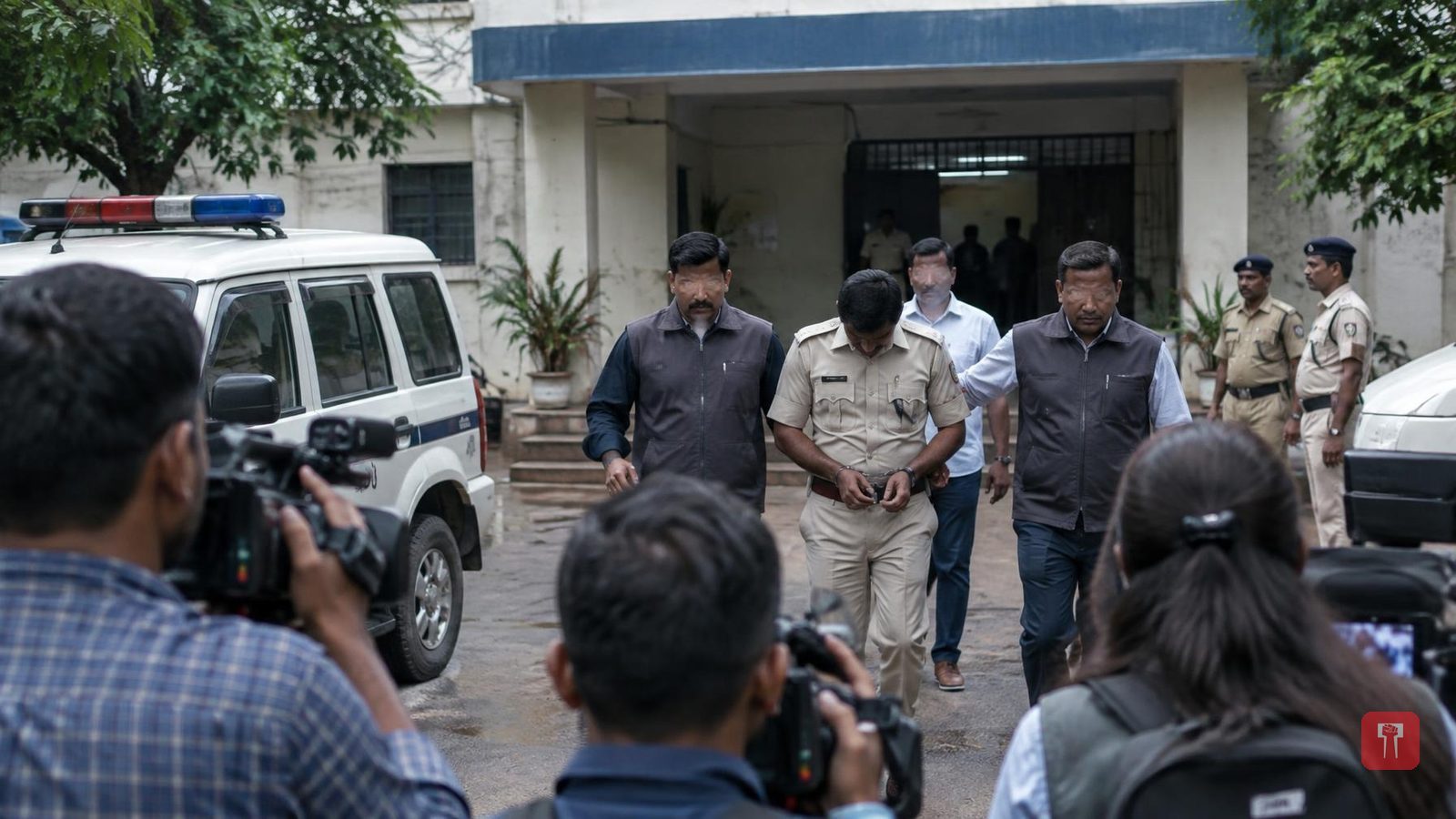 Head constable caught taking bribe threatens to kill corporator hours later
