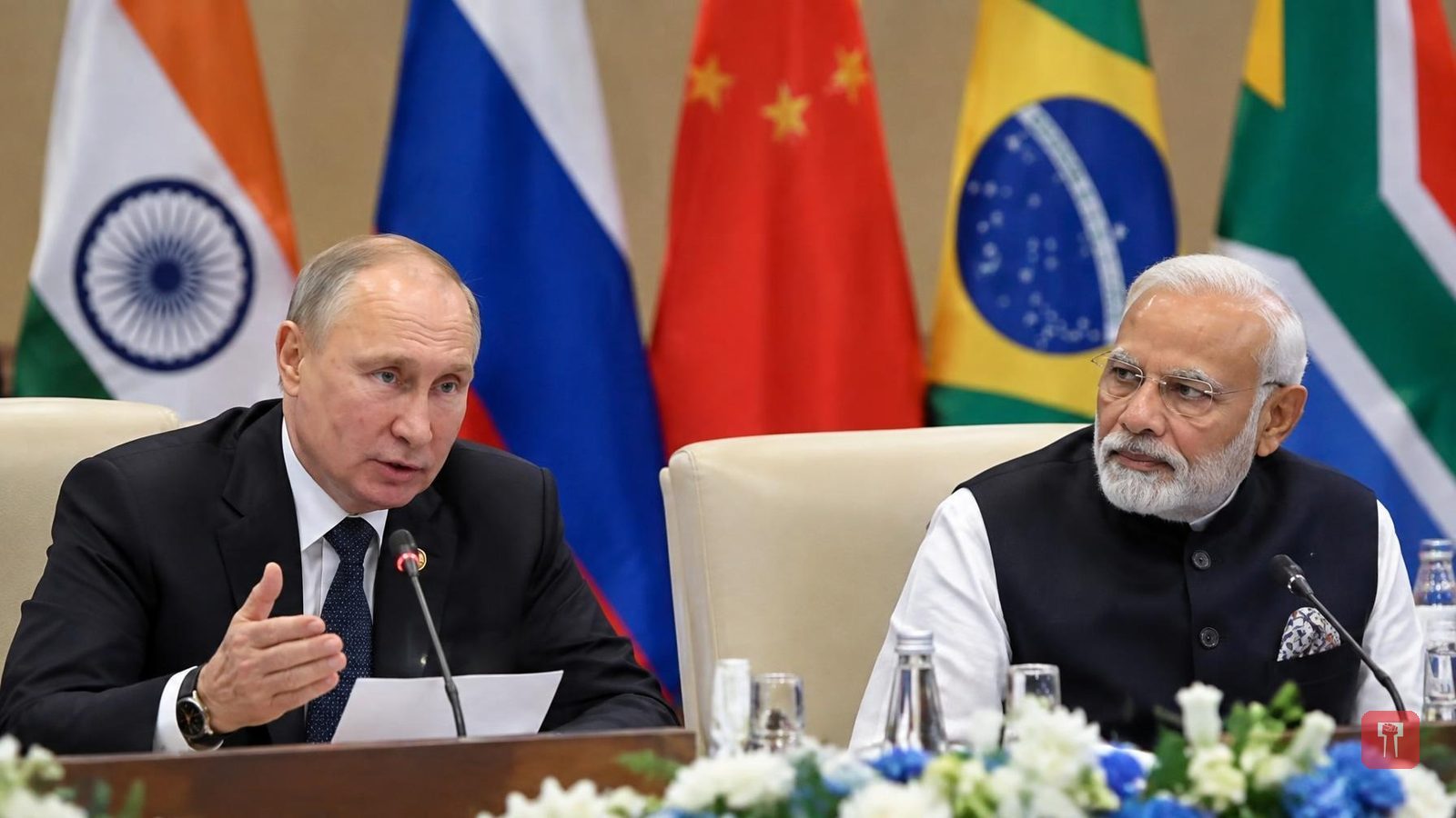 Putin targets G7 at BRICS summit in Delhi, cites BRICS lead in global GDP