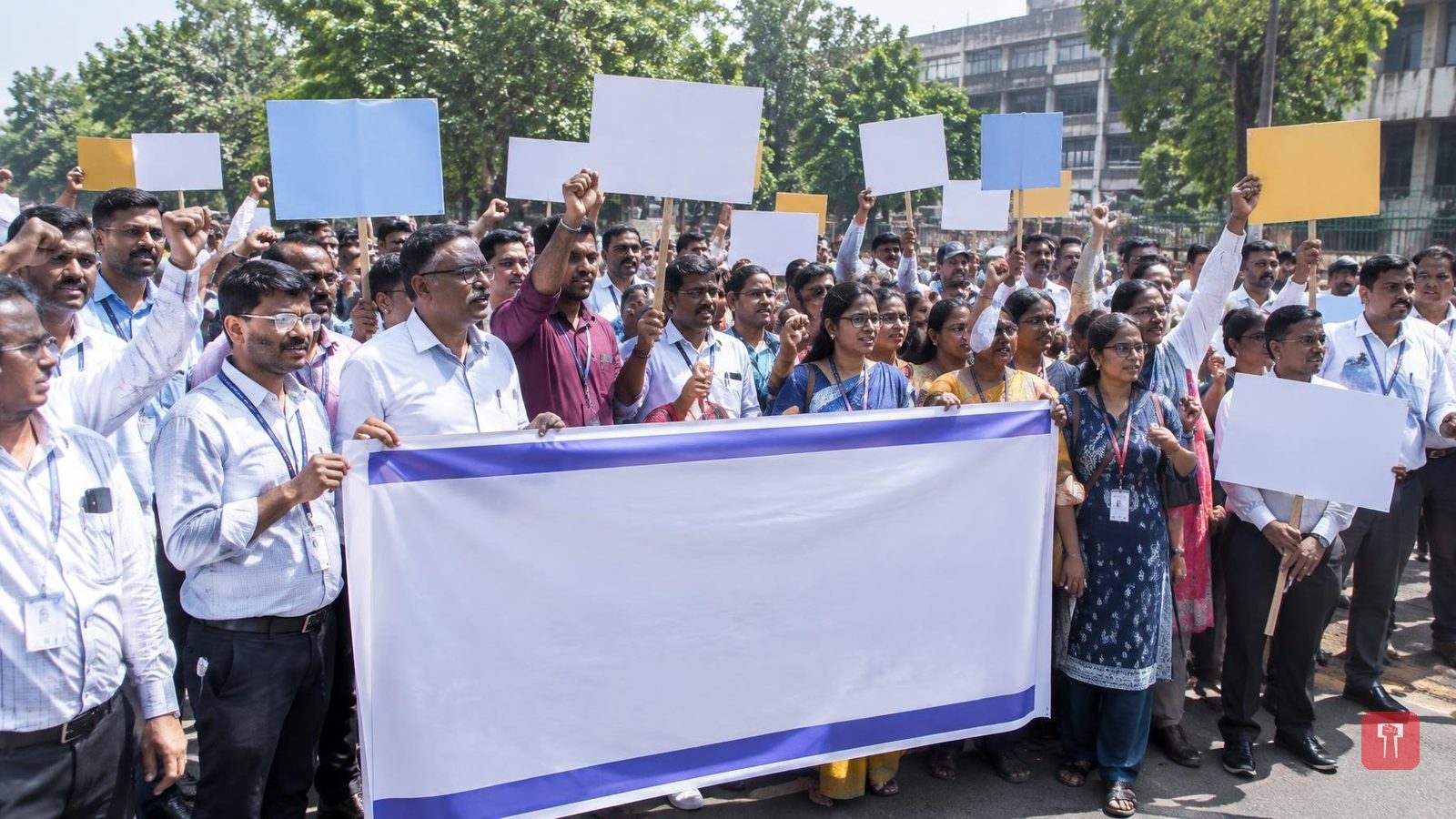 पाच दिवसांचा बँकिंग आठवडा हवाच; सातारा जिल्ह्यातील बँक कर्मचाऱ्यांचे सांगलीत आंदोलन