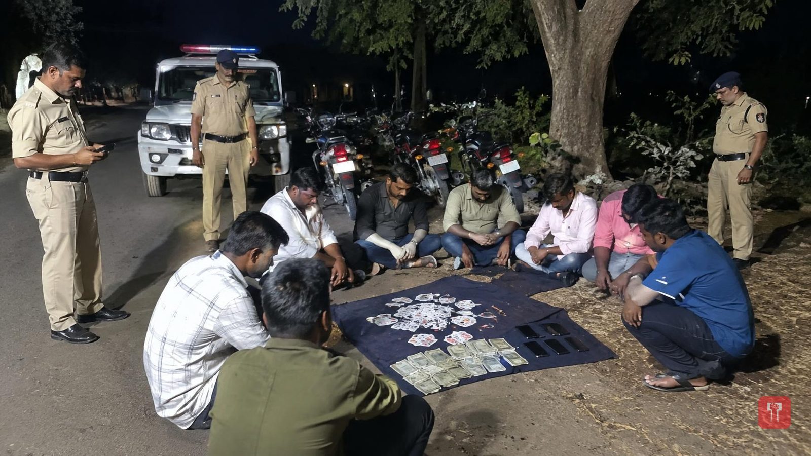 सावंगी मेघे पोलिसांची जुगार खेळणाऱ्यांवर धडक कारवाई
