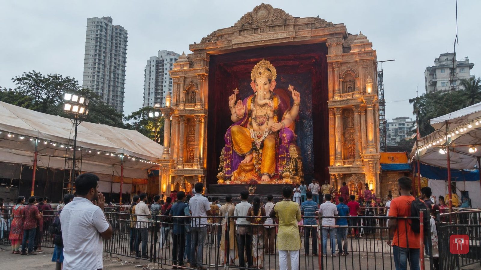 परेलचा राजा: भव्यदिव्य मूर्ती आणि समाजकल्याणकारी उपक्रम, जाणून घ्या नरेपार्कच्या बाप्पाचा इतिहास