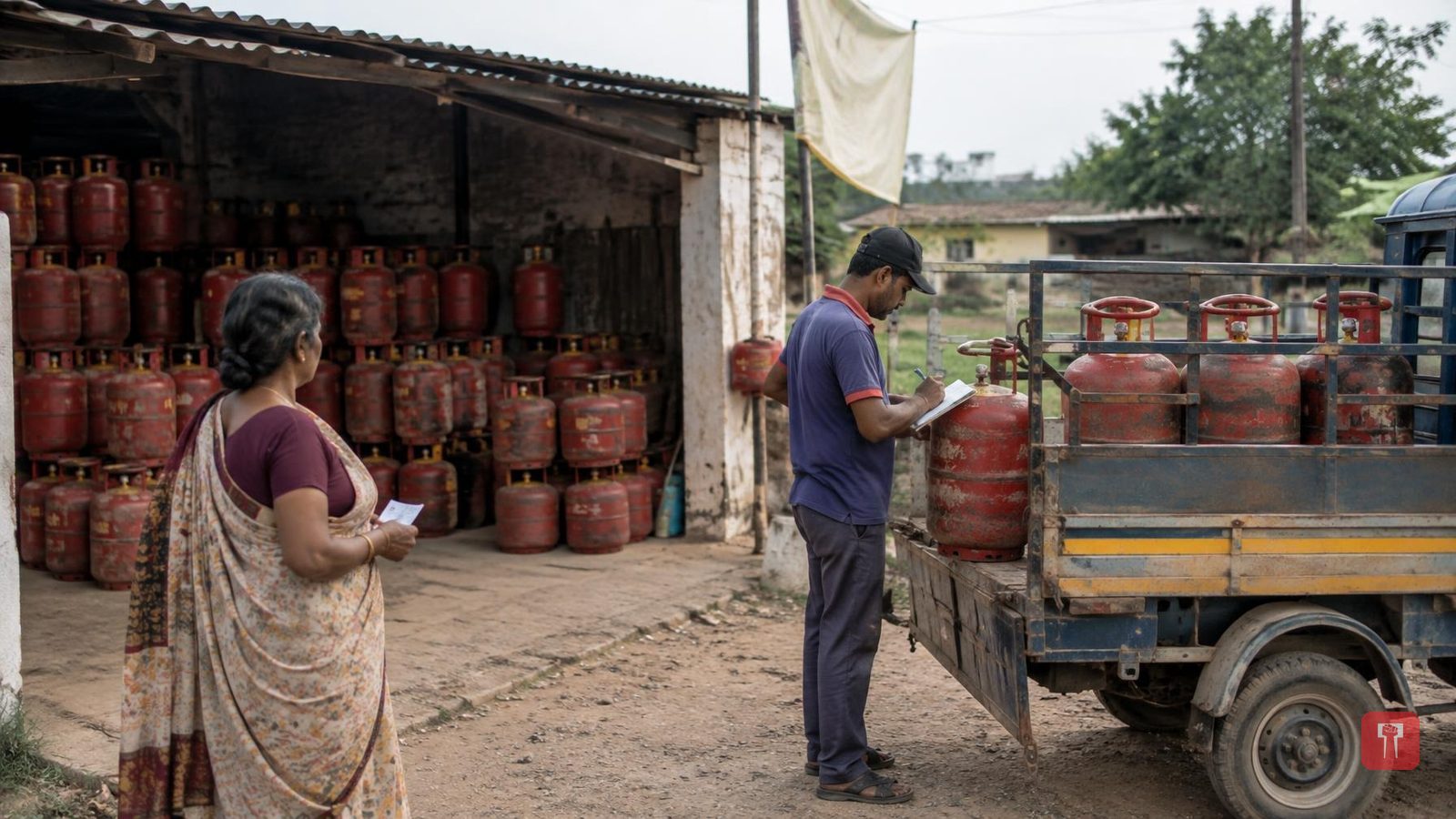 LPG cylinder booking gap in villages cut from 45 days to 25