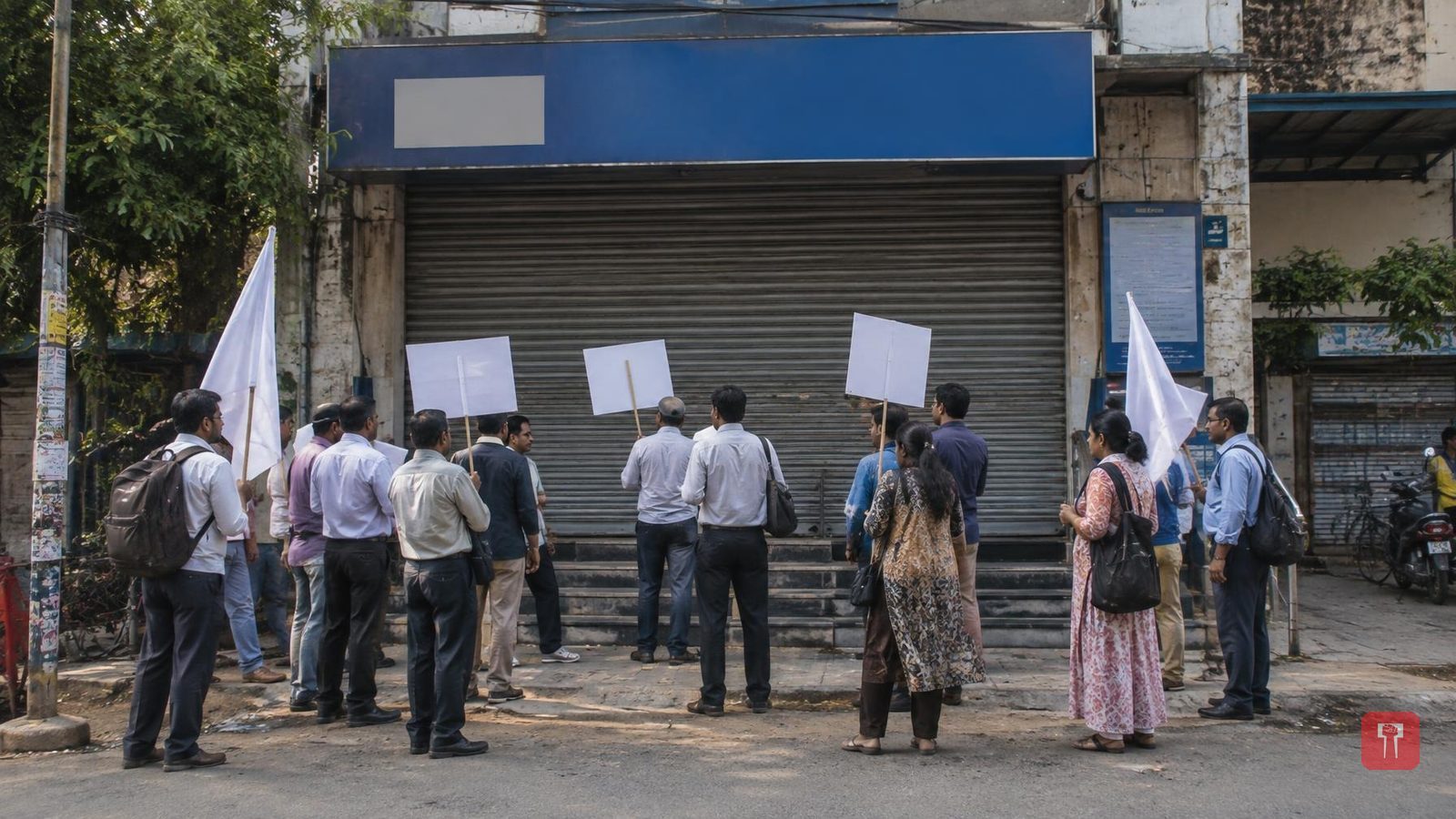 Bank employees strike nationwide over five-day week, PLI, pension demands