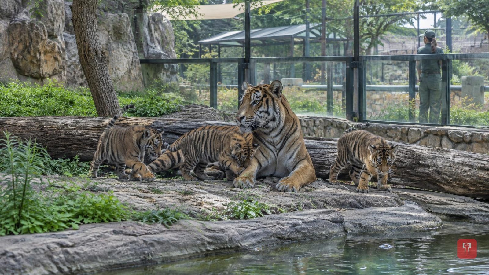 Rare Sumatran tigress gives birth to triplets at Greece's Attica Zoo