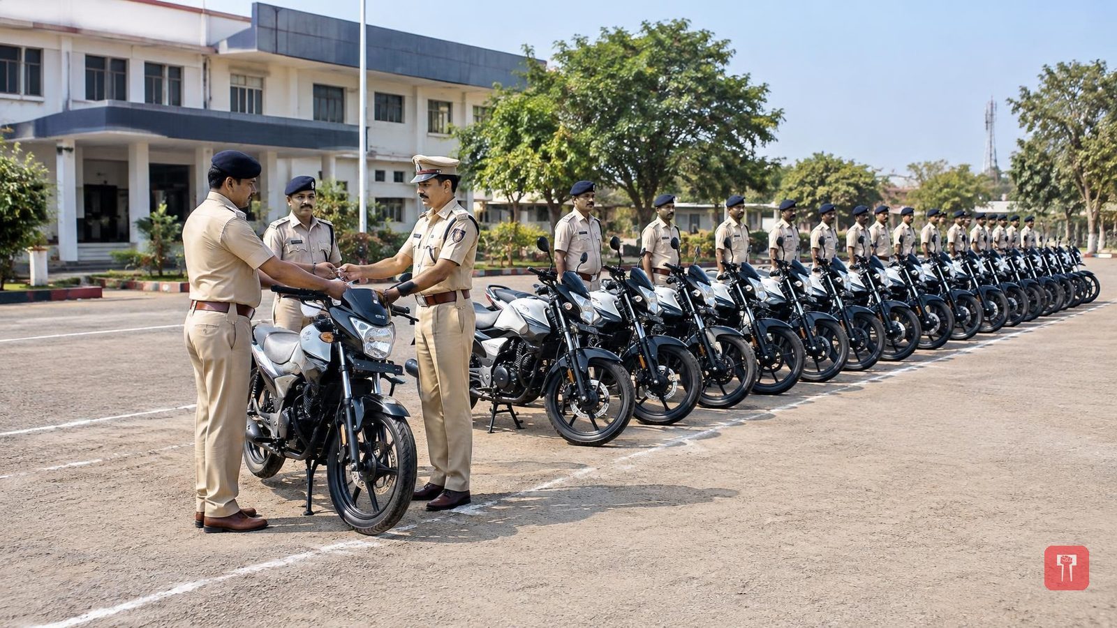Wardha collector hands over 25 bikes to police Damini squad