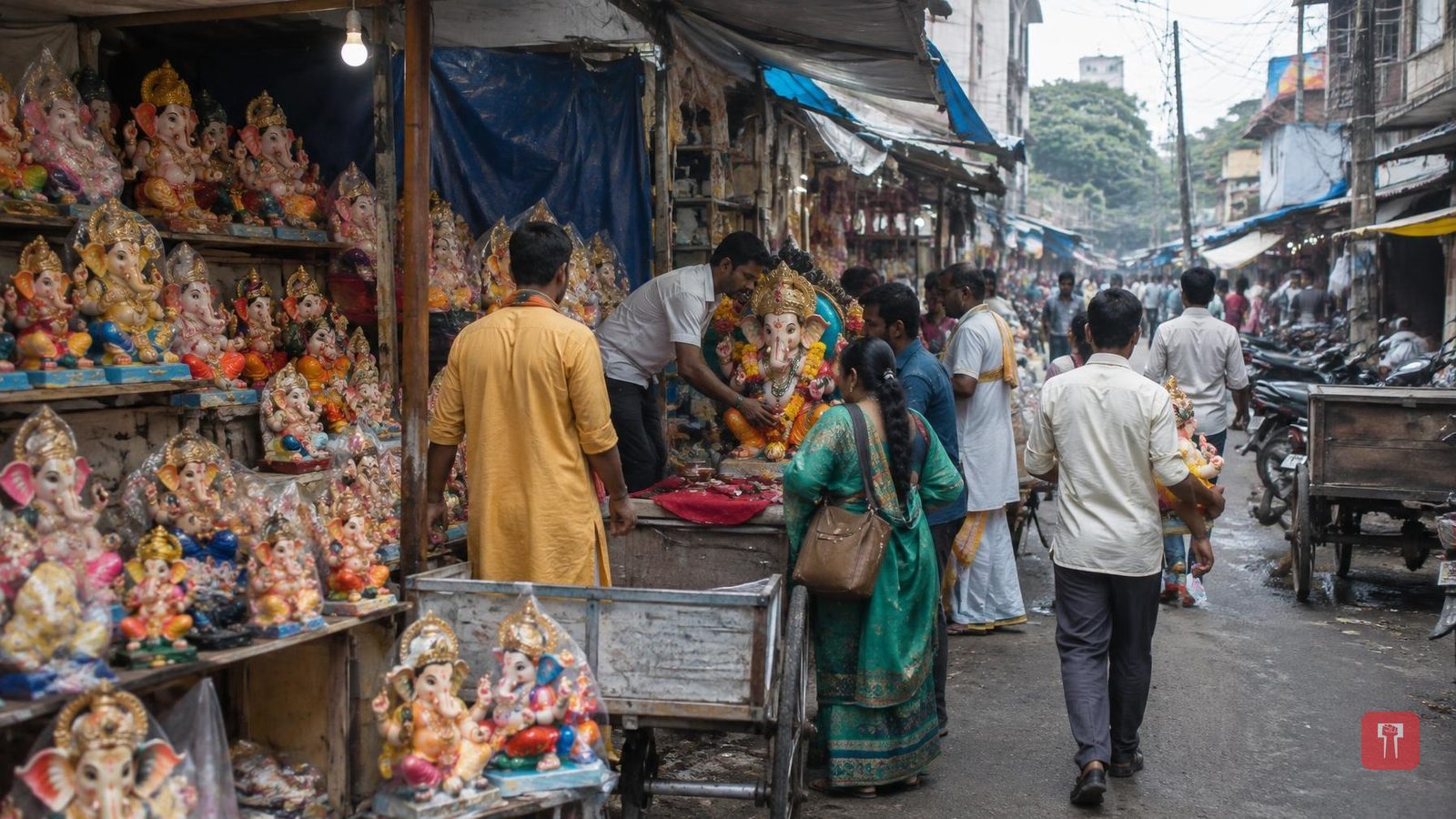 नागपुरात बाप्पांचे आगमन, बारा दिवसांच्या गणेशोत्सवाला सुरुवात