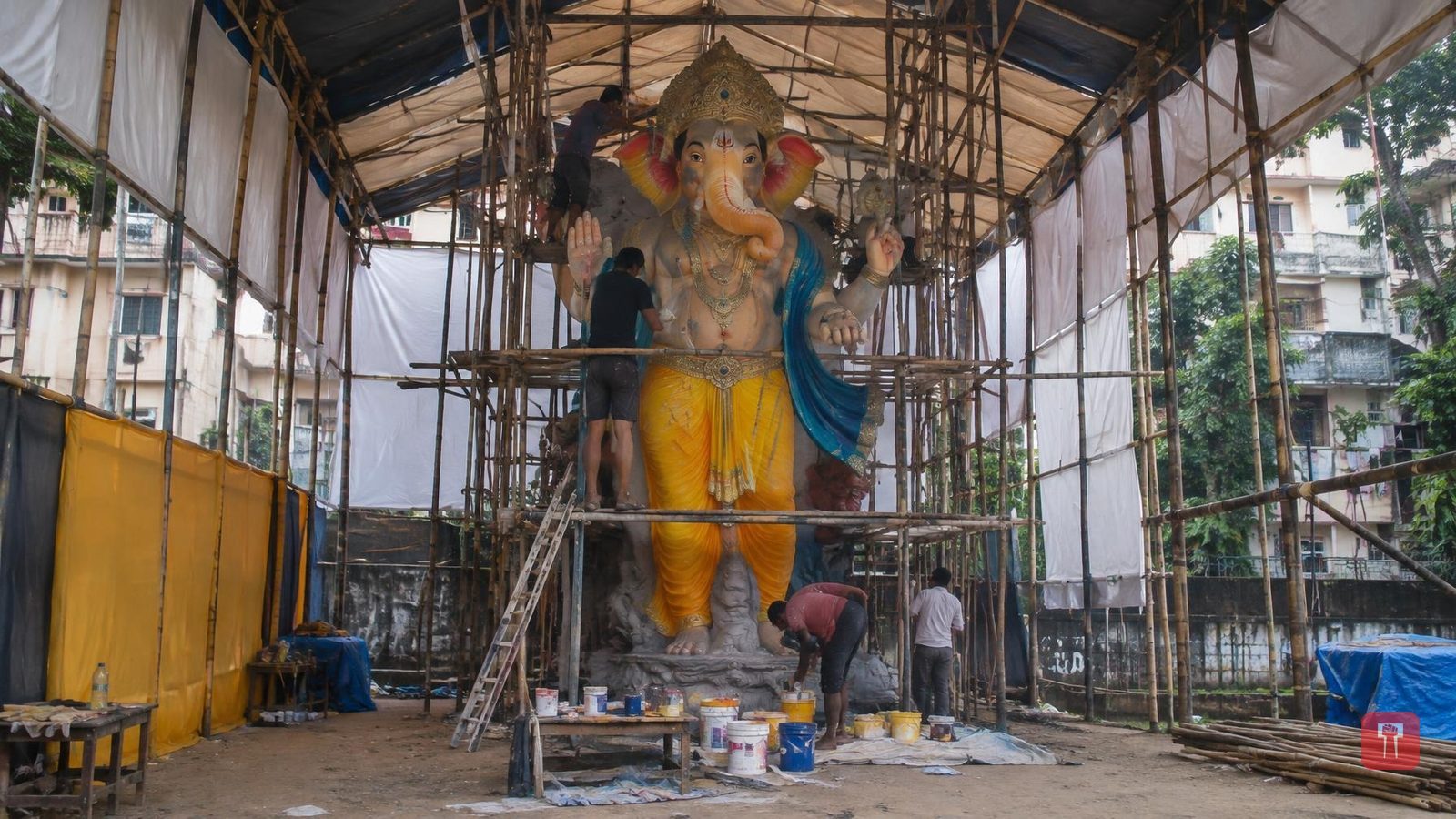 Guwahati's 45-ft eco-friendly Ganesh idol dedicated to late singer Zubeen Garg