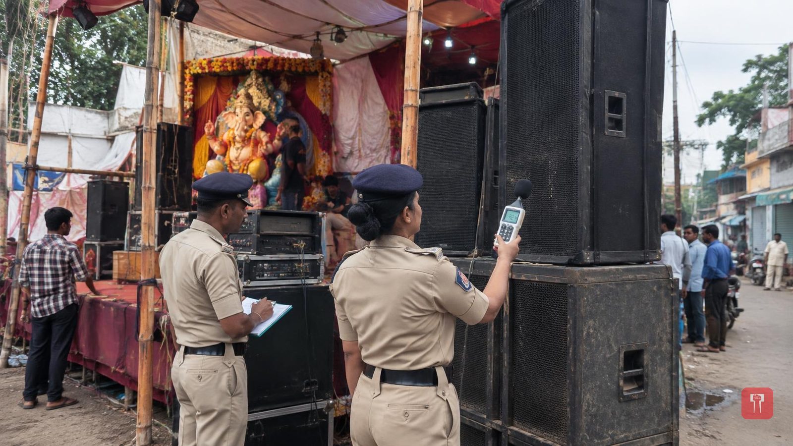गोंदिया जिल्ह्यात गणेशोत्सवासाठी पोलीस यंत्रणा सज्ज, आवाजावर कडक नजर