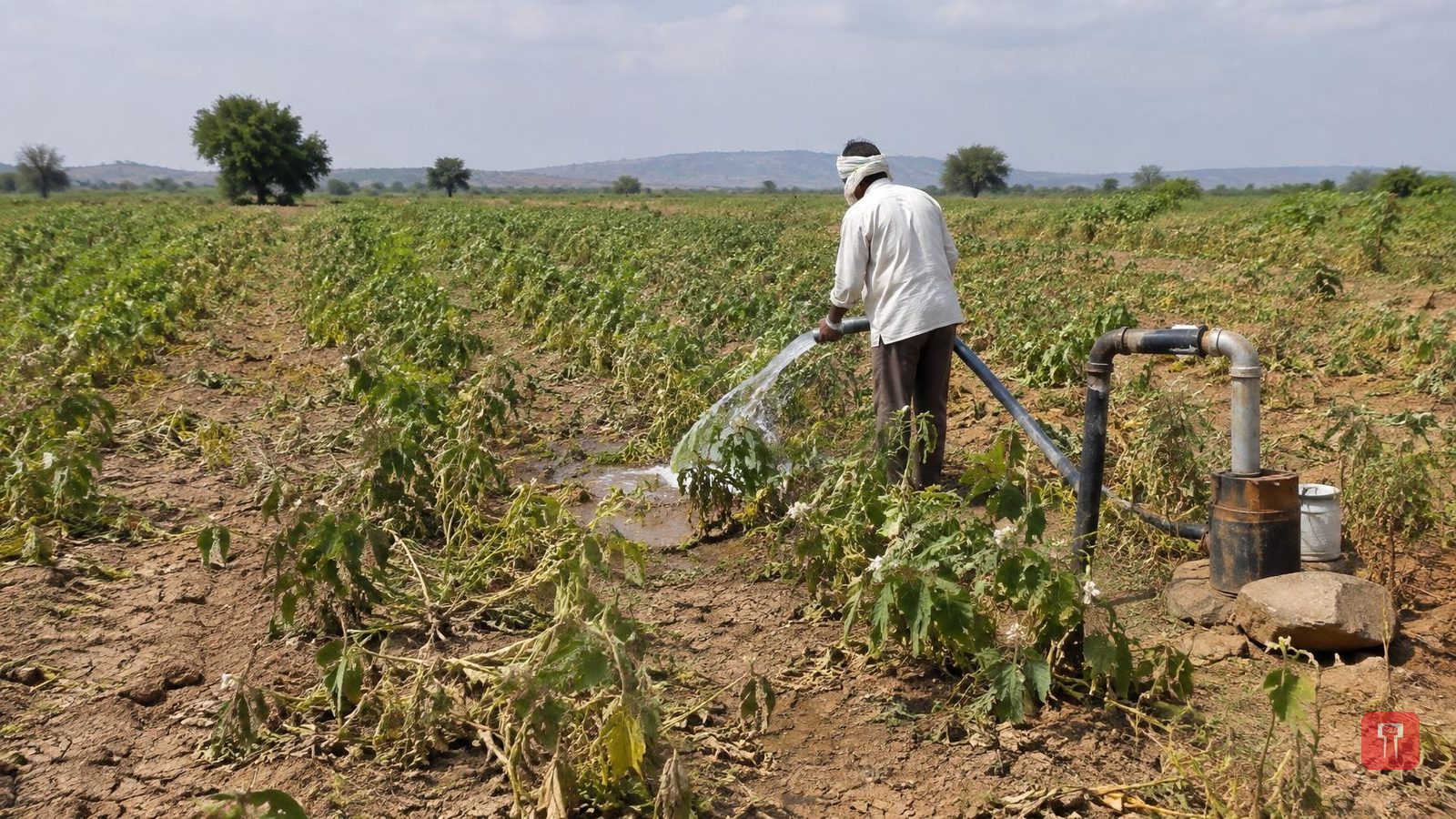 Buldhana: After scant rain, wild animals now target standing crops