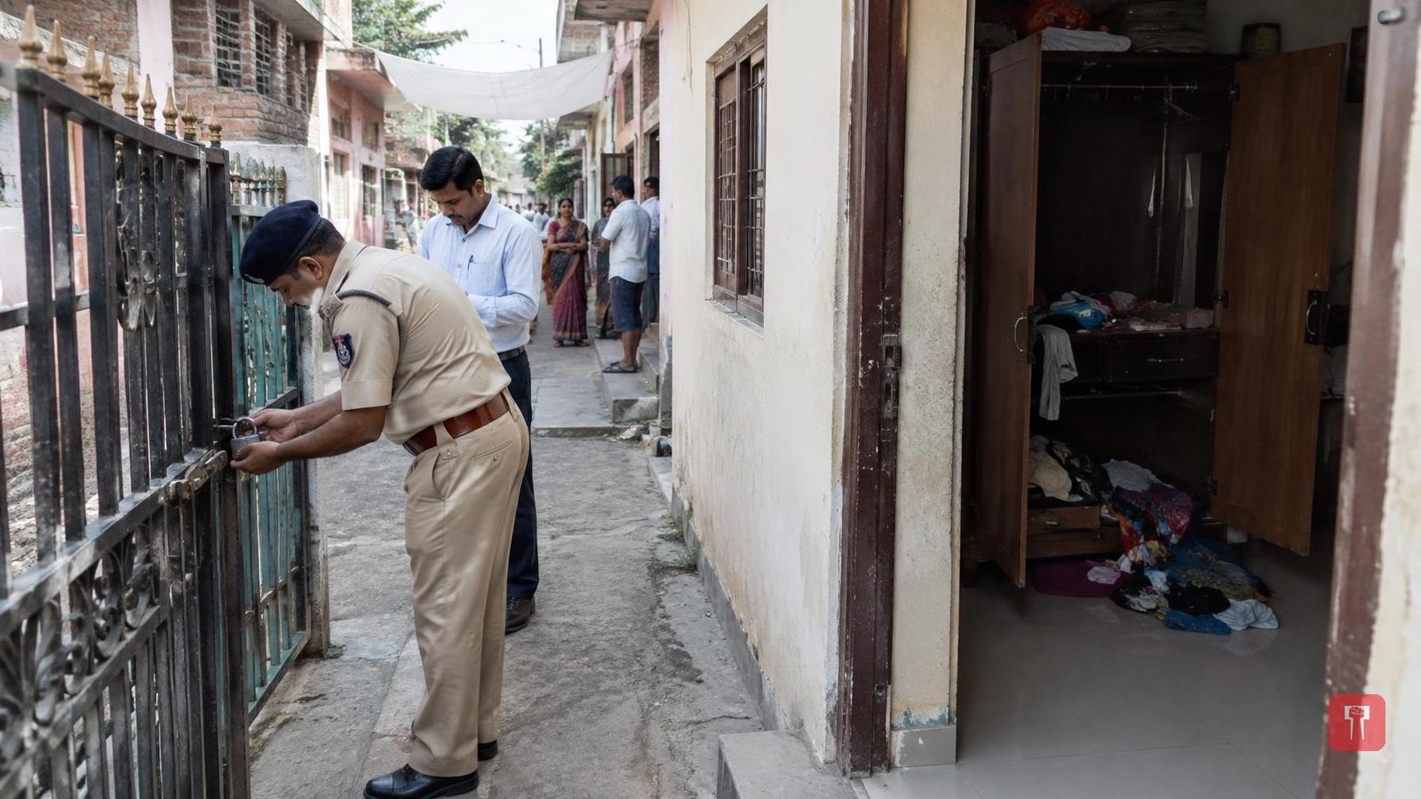 मूल येथे रेल्वे कर्मचाऱ्याचे बंद घर फोडले; दीड लाखांचे सोन्या-चांदीचे दागिने लंपास