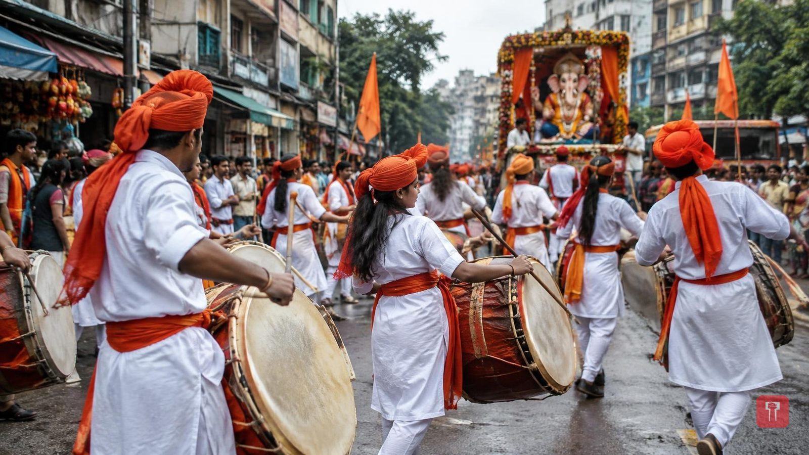 डीजे बंदीवरून वाद, पण महाराष्ट्रात ढोल-ताशा पथकांची जोरदार बुकिंग