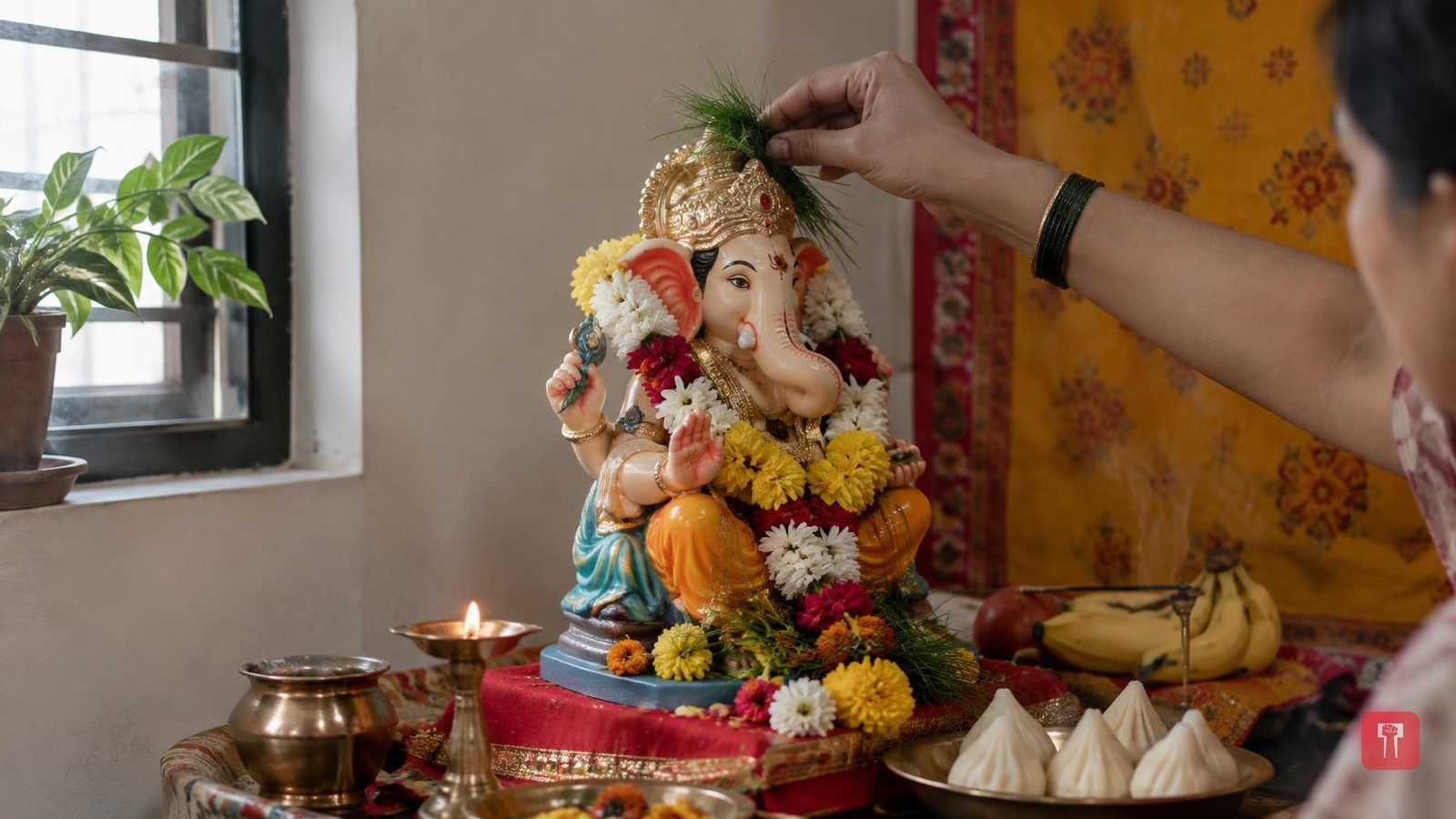 दुर्वा पायावर नाही, डोक्यावर वाहा; गणपतीशी जोडलेली अनलासुराची कथा आणि त्यामागचं कारण