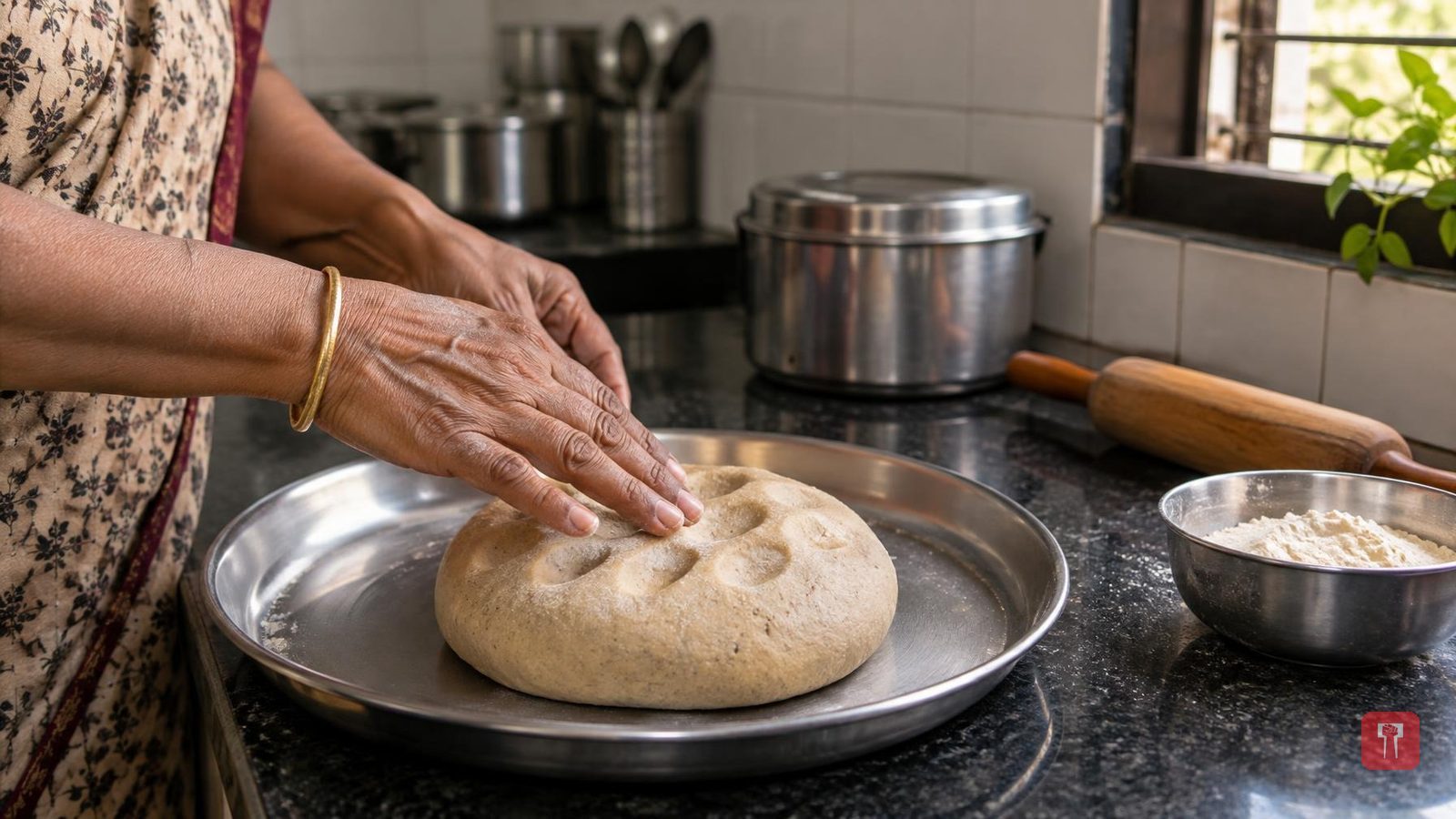 कणकेवर बोटांचे ठसे का उमटवतात? परंपरेमागचा अर्थ जाणून घ्या