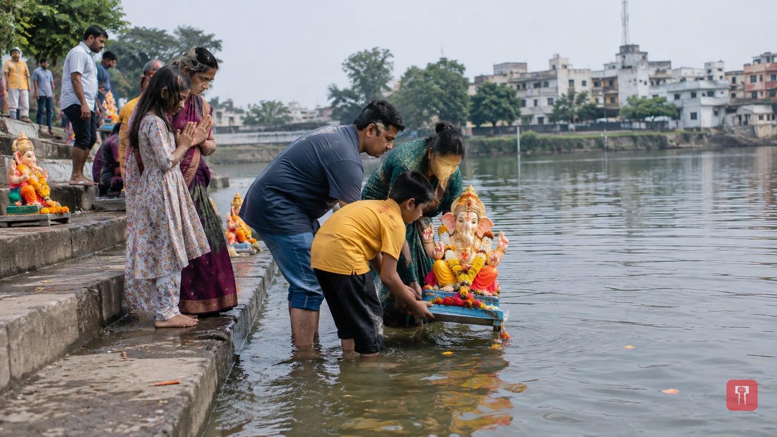 विसर्जनानंतर मागे न बघण्याची प्रथा नेमकी कशामुळे, वाचा यामागचं कारण