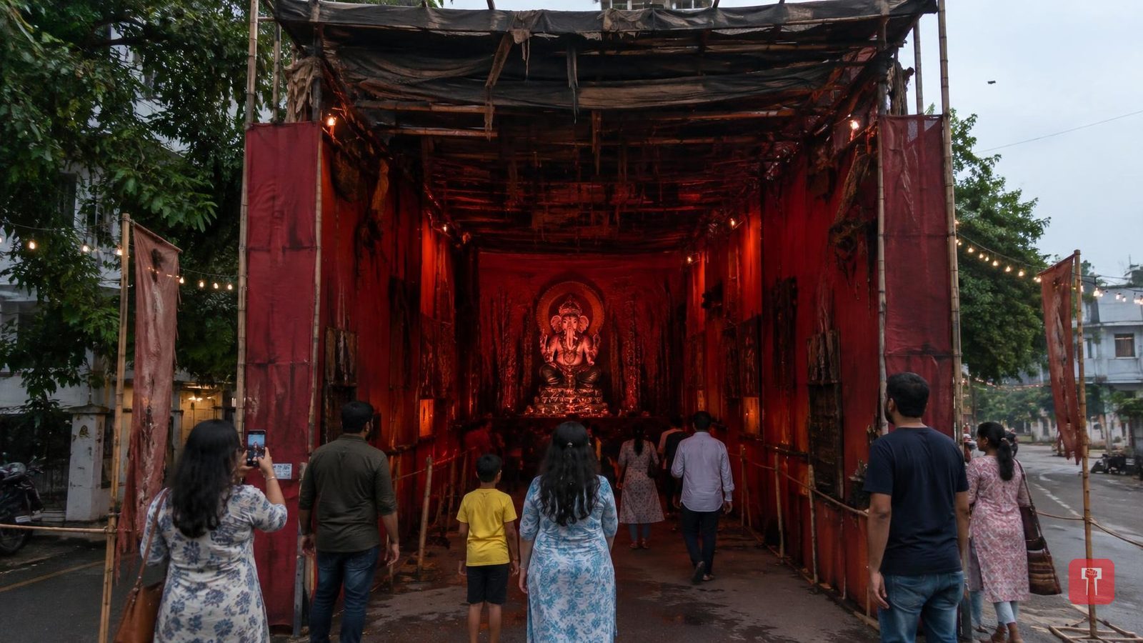 Ganesh pandals get a spooky 'Tumbbad' makeover this year