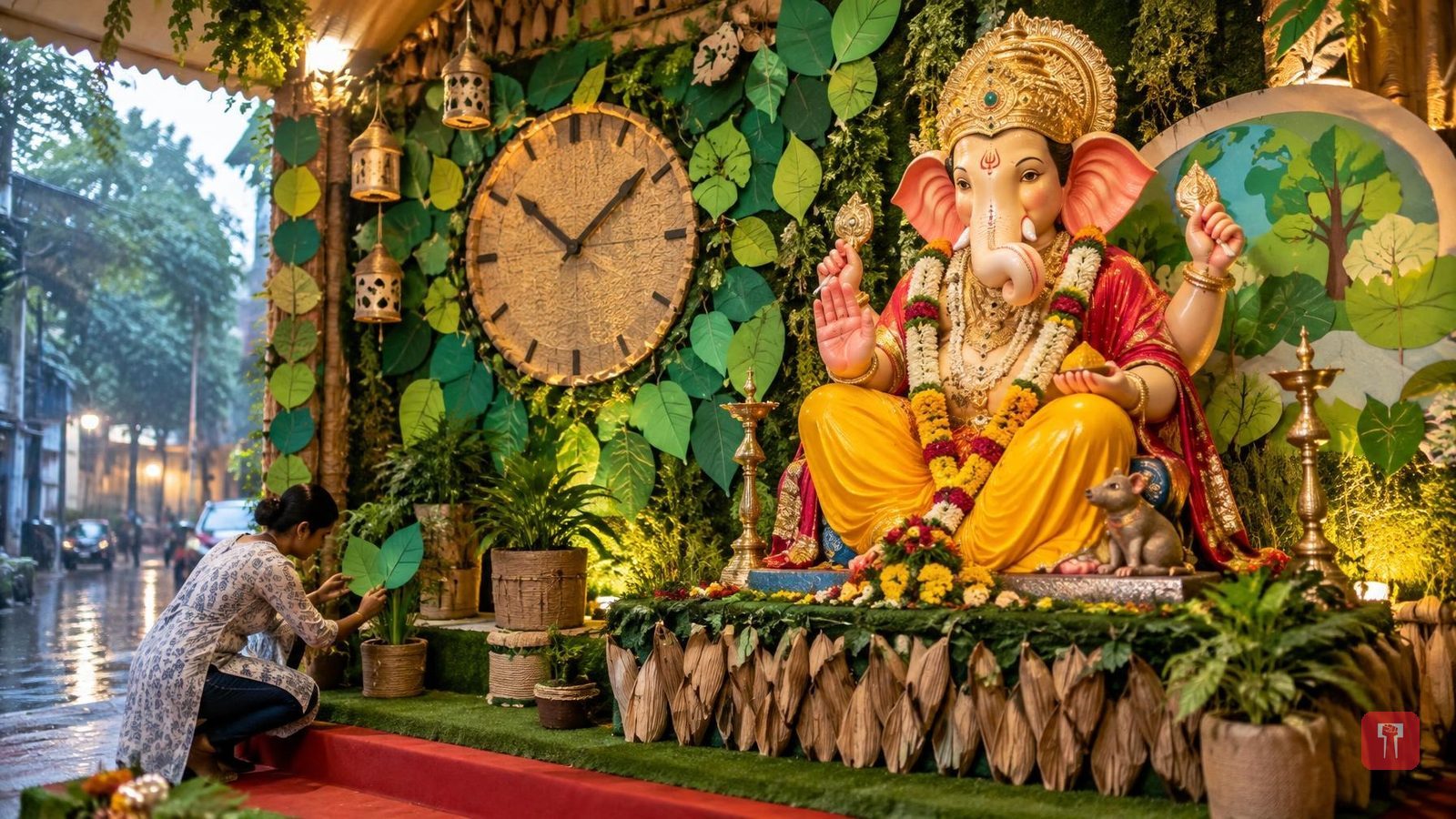 Dadar's Shivaji Park Ganesh mandal urges one minute a day for nature