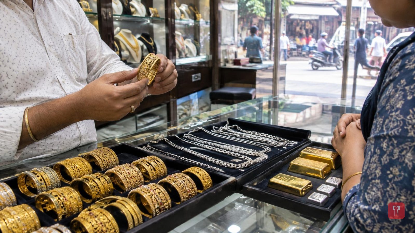 Gold, silver dip slightly; festive season may spark fresh rally