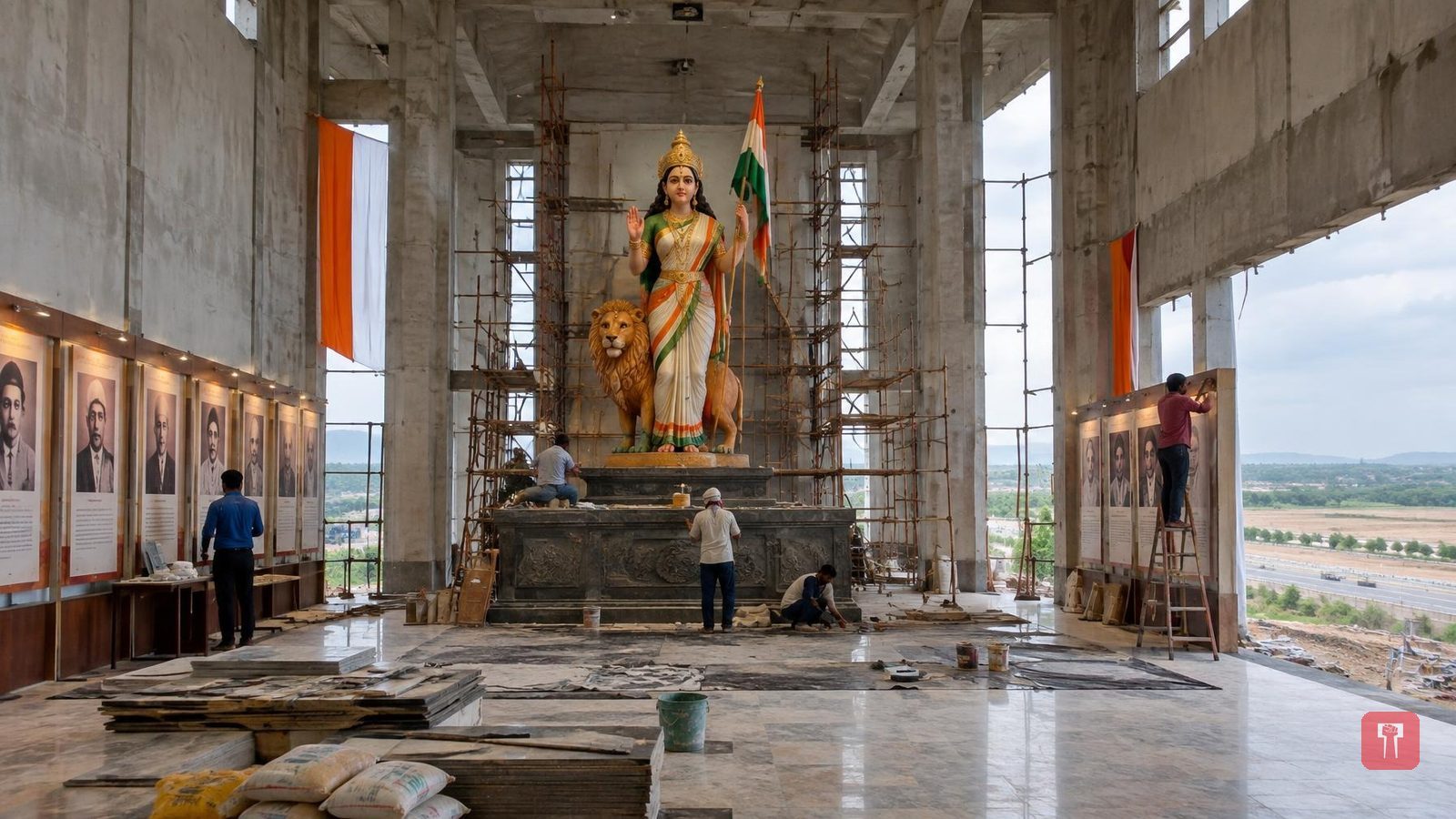 नंदापूरला भारत माता मंदिराचा लोकार्पण सोहळा २८ सप्टेंबरला, भैय्याजी जोशी यांच्या हस्ते