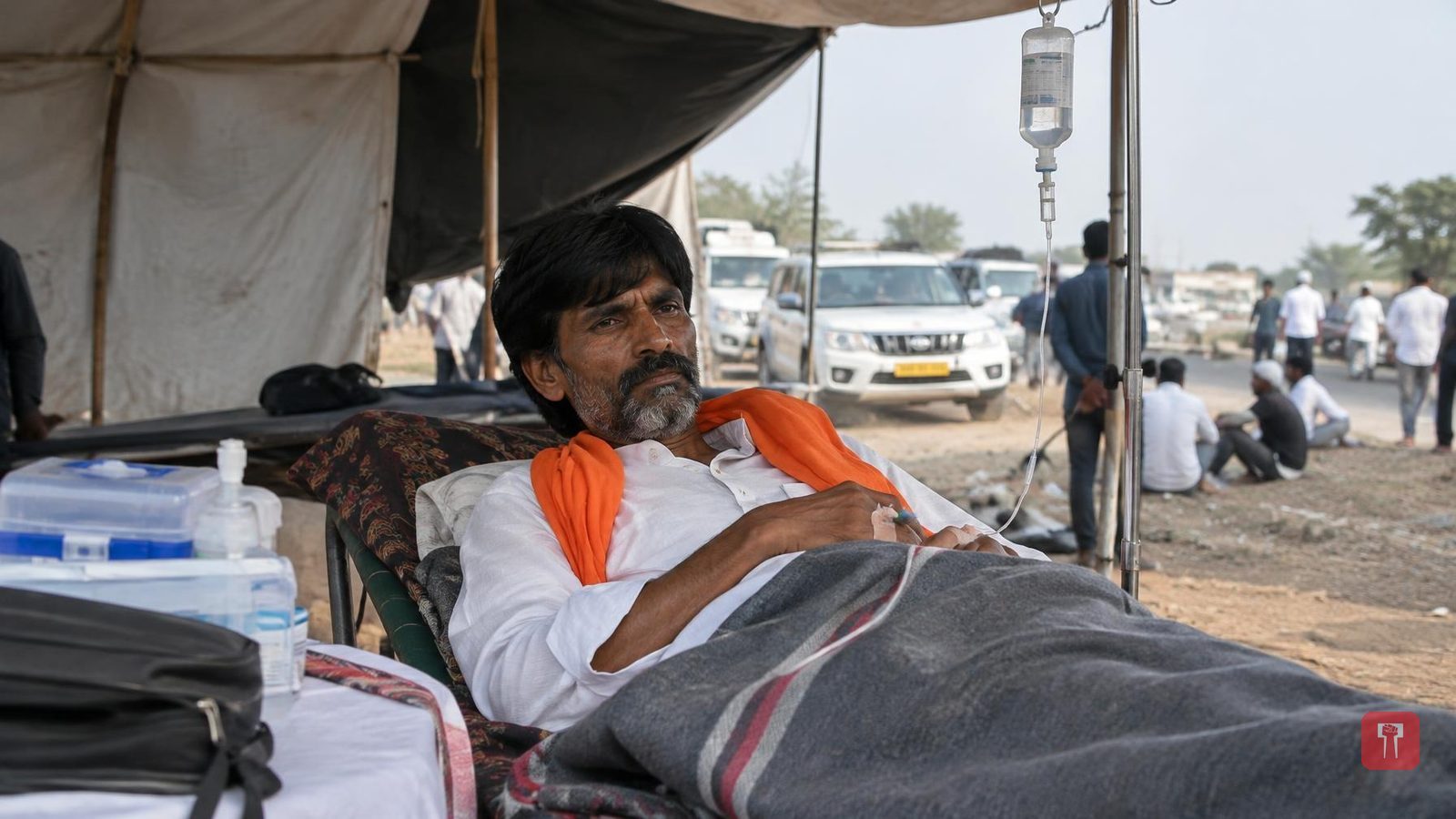 Maratha activist Manoj Jarange's health worsens during Mumbai march, doctors advise hospitalisation