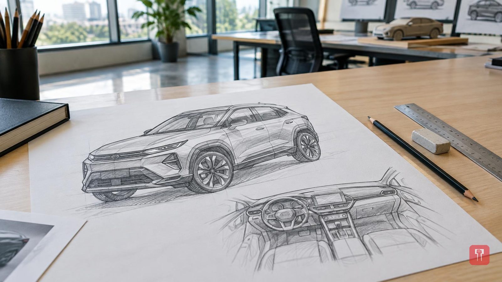 Hyundai releases first design sketches of new Bayon SUV