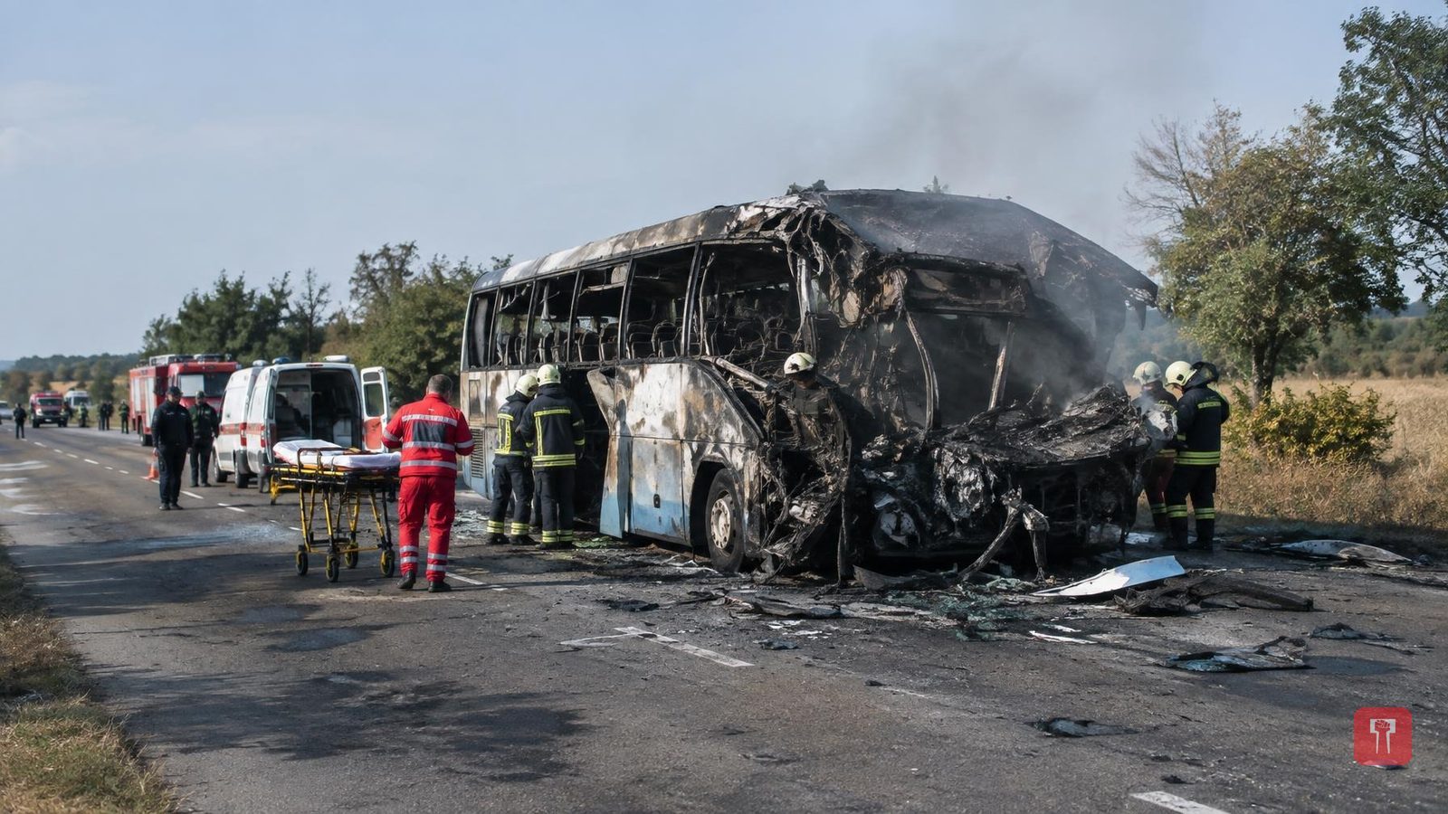Russian drone strike on bus in Nikopol kills 5, injures seven