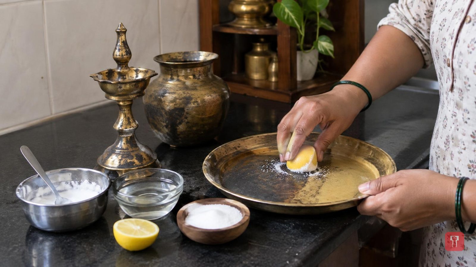 Simple home remedies to restore the shine of tarnished brass utensils