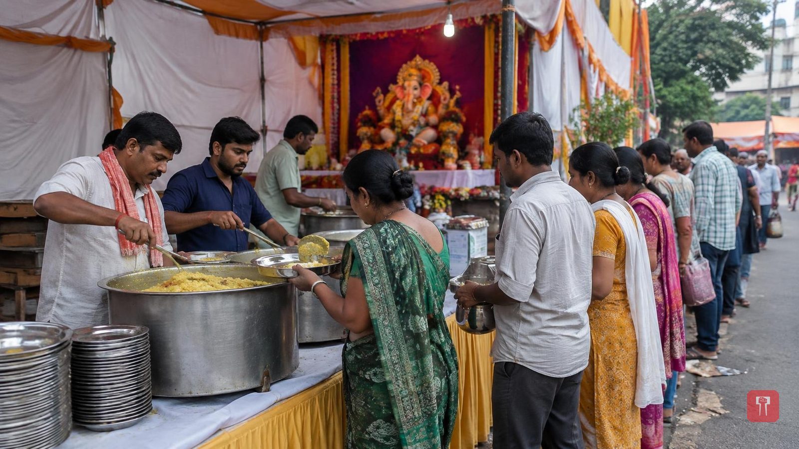 गणेशोत्सवात महाप्रसादाच्या तपासणीसाठी FDA चे पथकच पंडालांत पोहोचले नाही