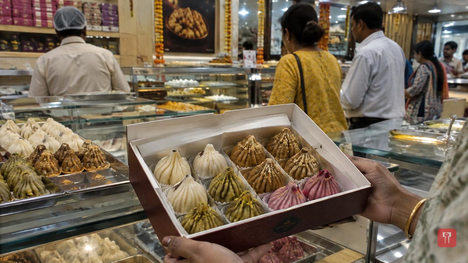गणेशोत्सवात मोदकाला नवा साज, बिस्कॉफपासून कुनाफापर्यंत वेगळे फ्लेवर्स बाजारात