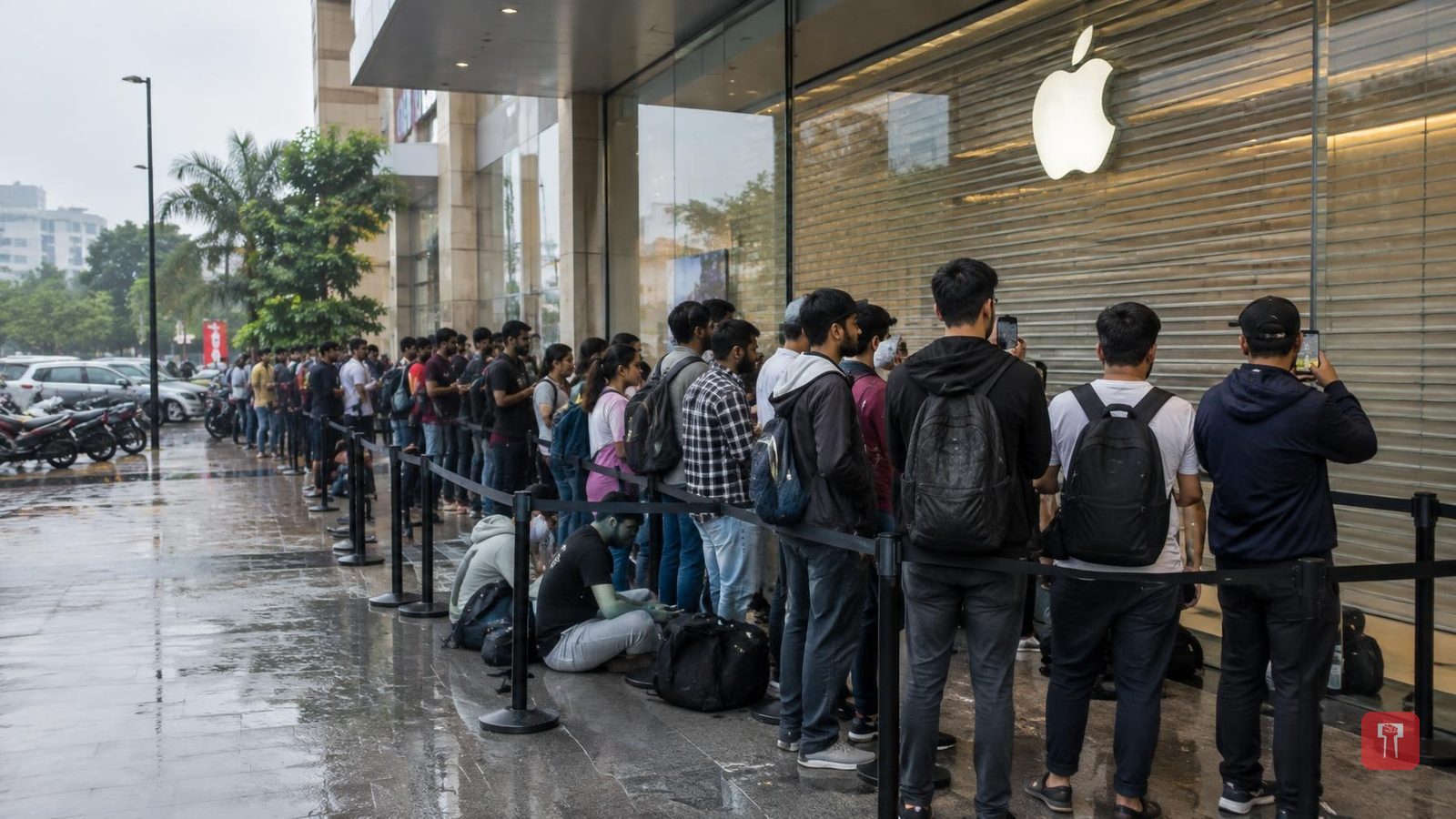 iPhone 18 Pro साठी क्रेझ, मुंबई-दिल्लीत Apple Store बाहेर रात्रीपासून रांगा