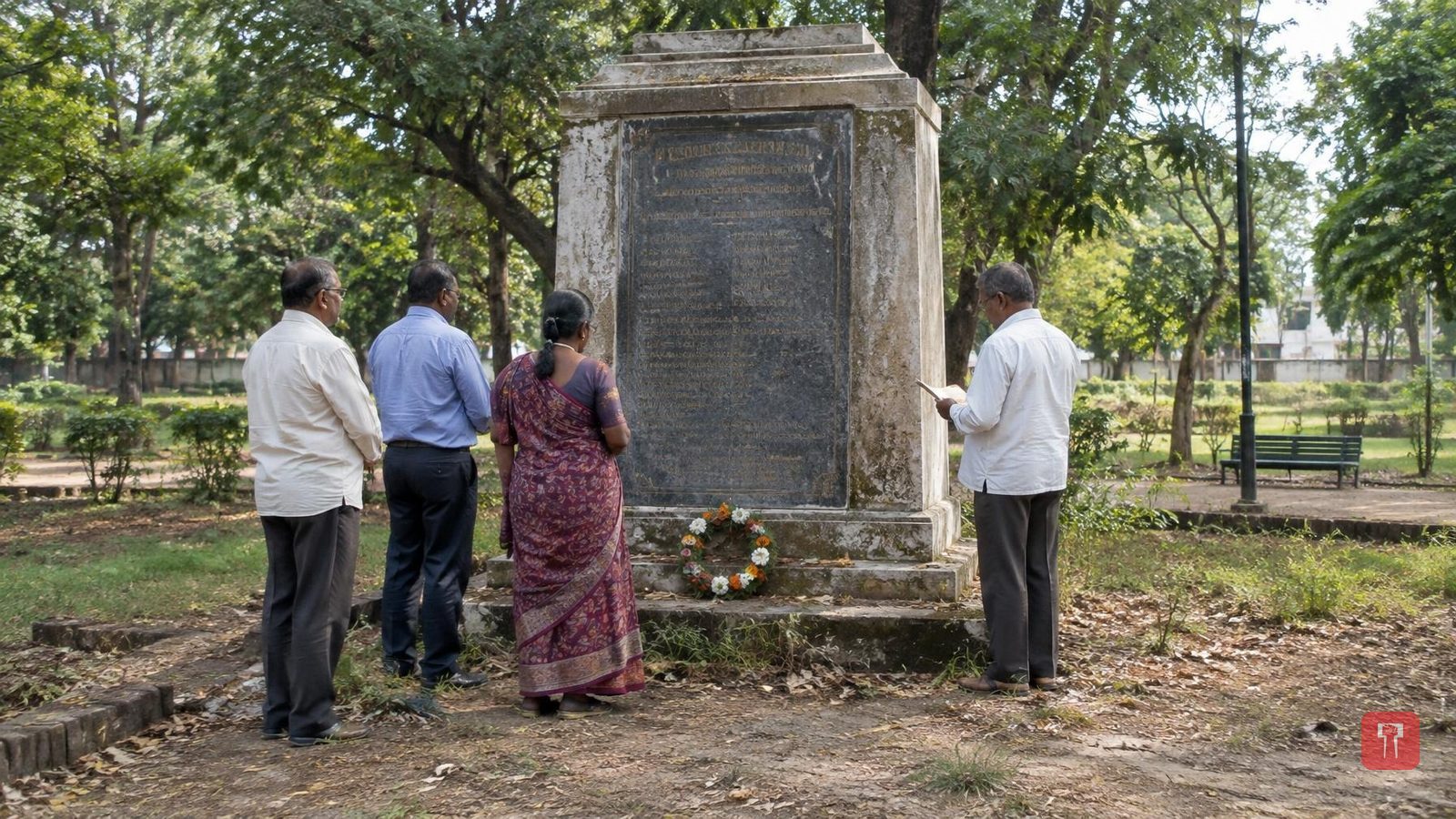धाराशिवमधील मुक्तिसंग्राम हुतात्म्यांचा स्मृतिस्तंभ दुर्लक्षित, कार्यकर्त्यांकडून नाराजी