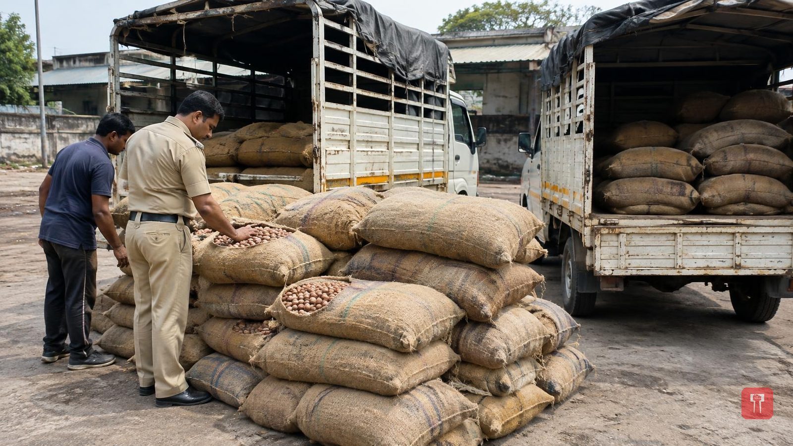 कळमन्यात गोडाऊन फोडून सुपारी चोरणारी टोळी पोलिसांच्या जाळ्यात, पाच जण अटकेत