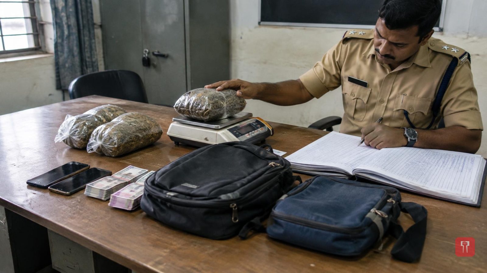 बड्या ताजबागमध्ये गांजासह फिरणारे तेलंगणाचे दोन तरुण गिरफ्तार