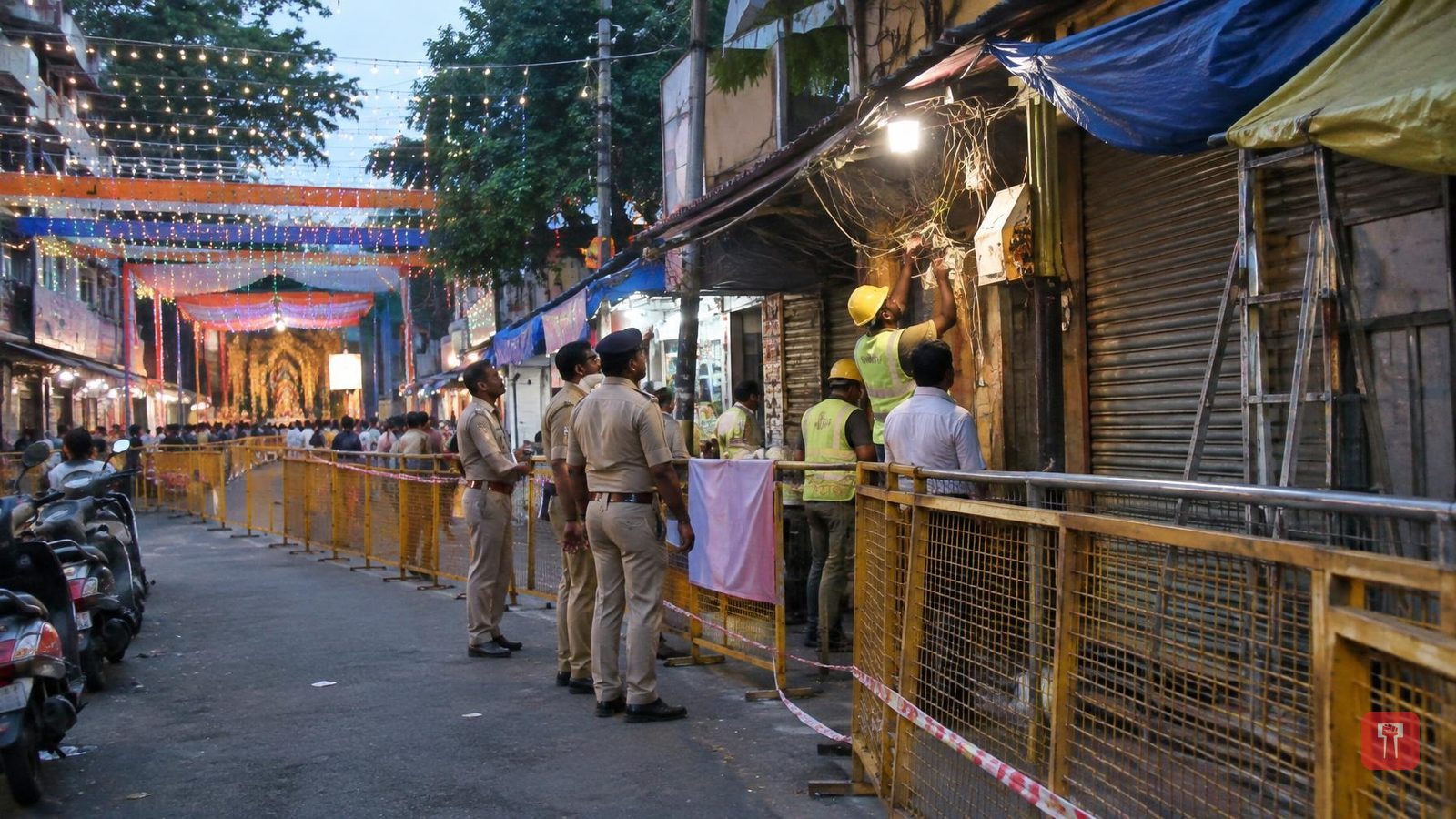 काळाचौकी महागणपती मंडपाजवळ विजेचा धक्का, 8 वर्षांच्या मुलीसह दोघांचा मृत्यू