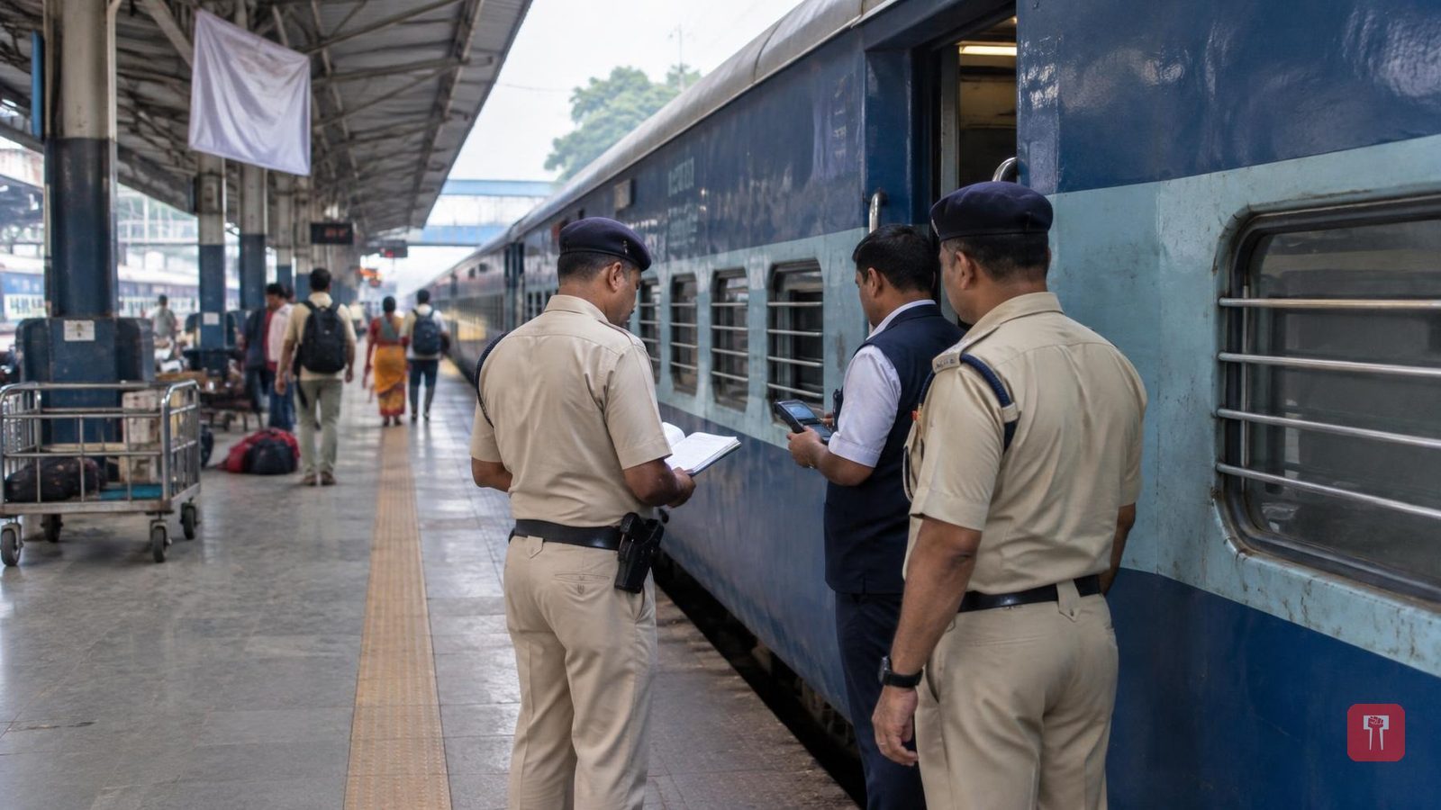 तिकीट न घेता प्रवास करणाऱ्या तरुणीने TTE वर आरोप लावण्यासाठी स्वतःचेच कपडे फाडले
