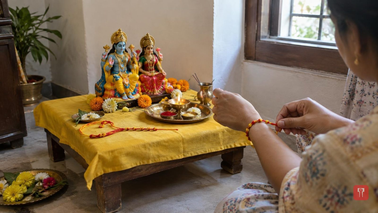 अनंत चतुर्दशी: विष्णुजी की पूजा में चौदह गांठ का अनंत धागा क्यों बांधा जाता है