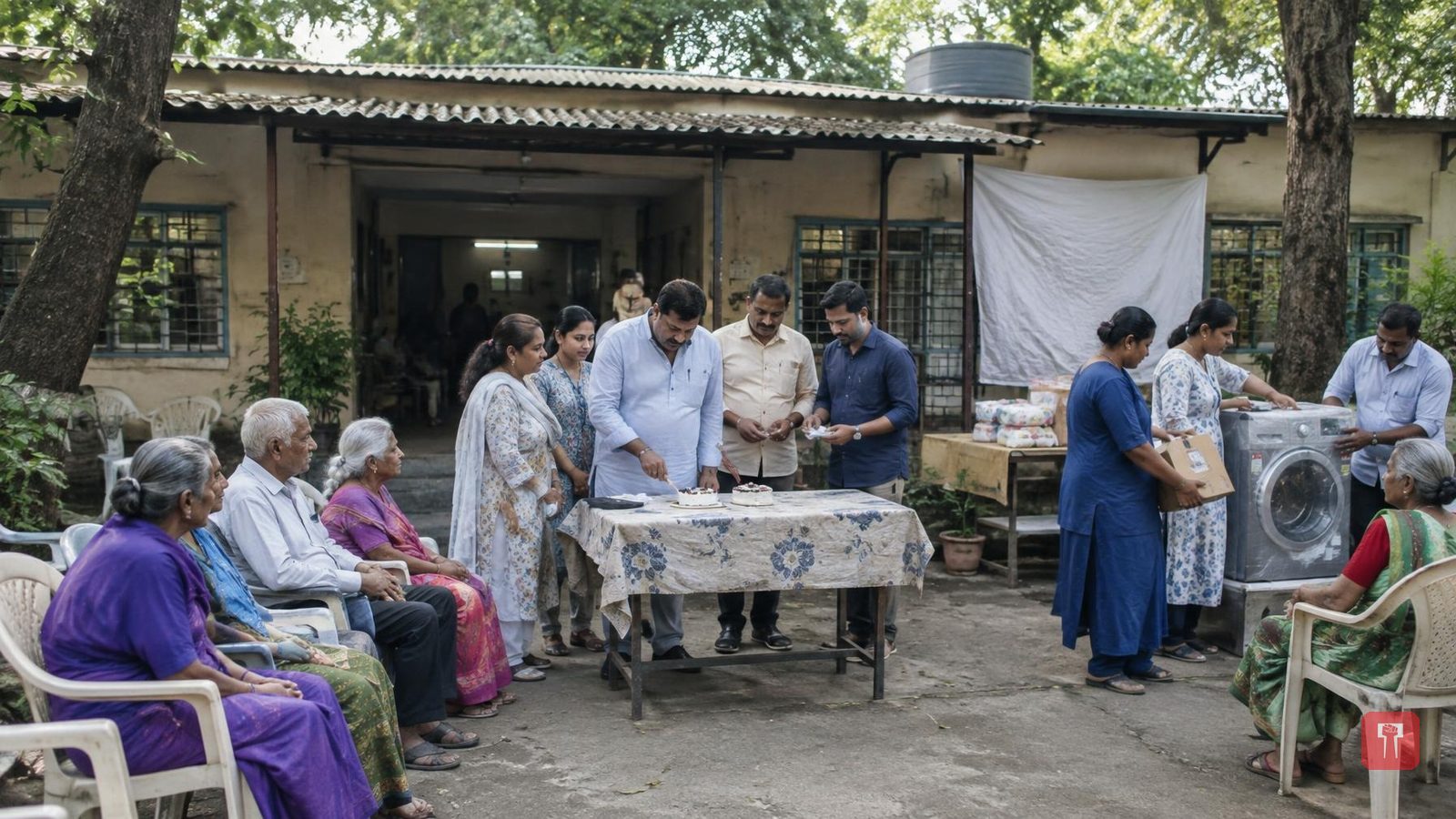 रवींद्र चव्हाण ने अनाथाश्रम और वृद्धाश्रम में जाकर मनाया जन्मदिन
