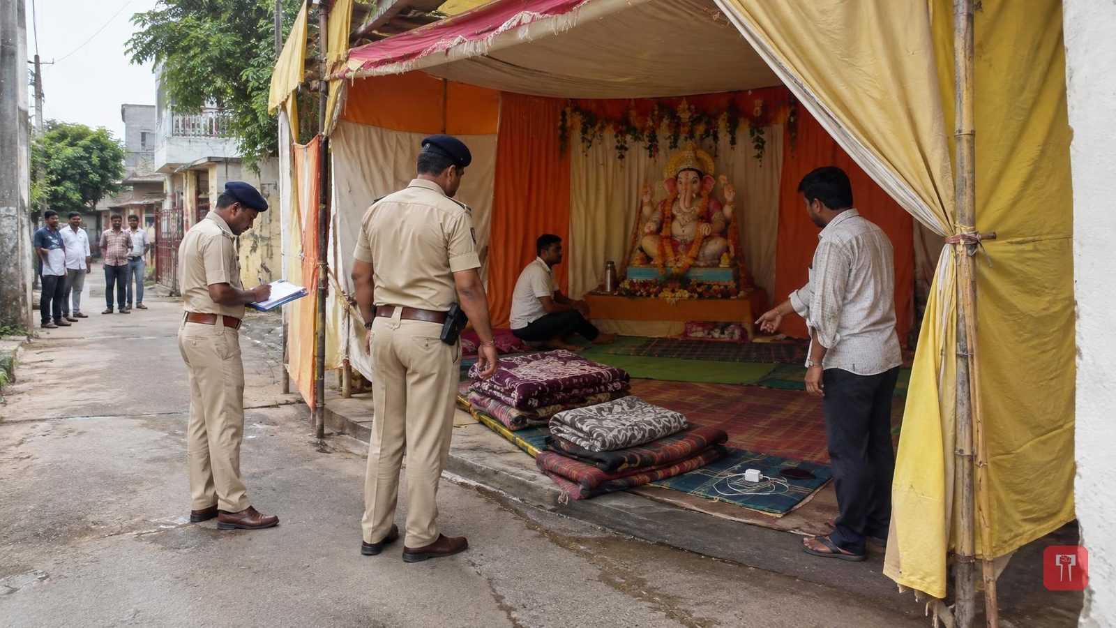 वरोऱ्यात गणेश मंडपातून दोन मोबाईल चोरीला, पोलिसांत गुन्हा दाखल