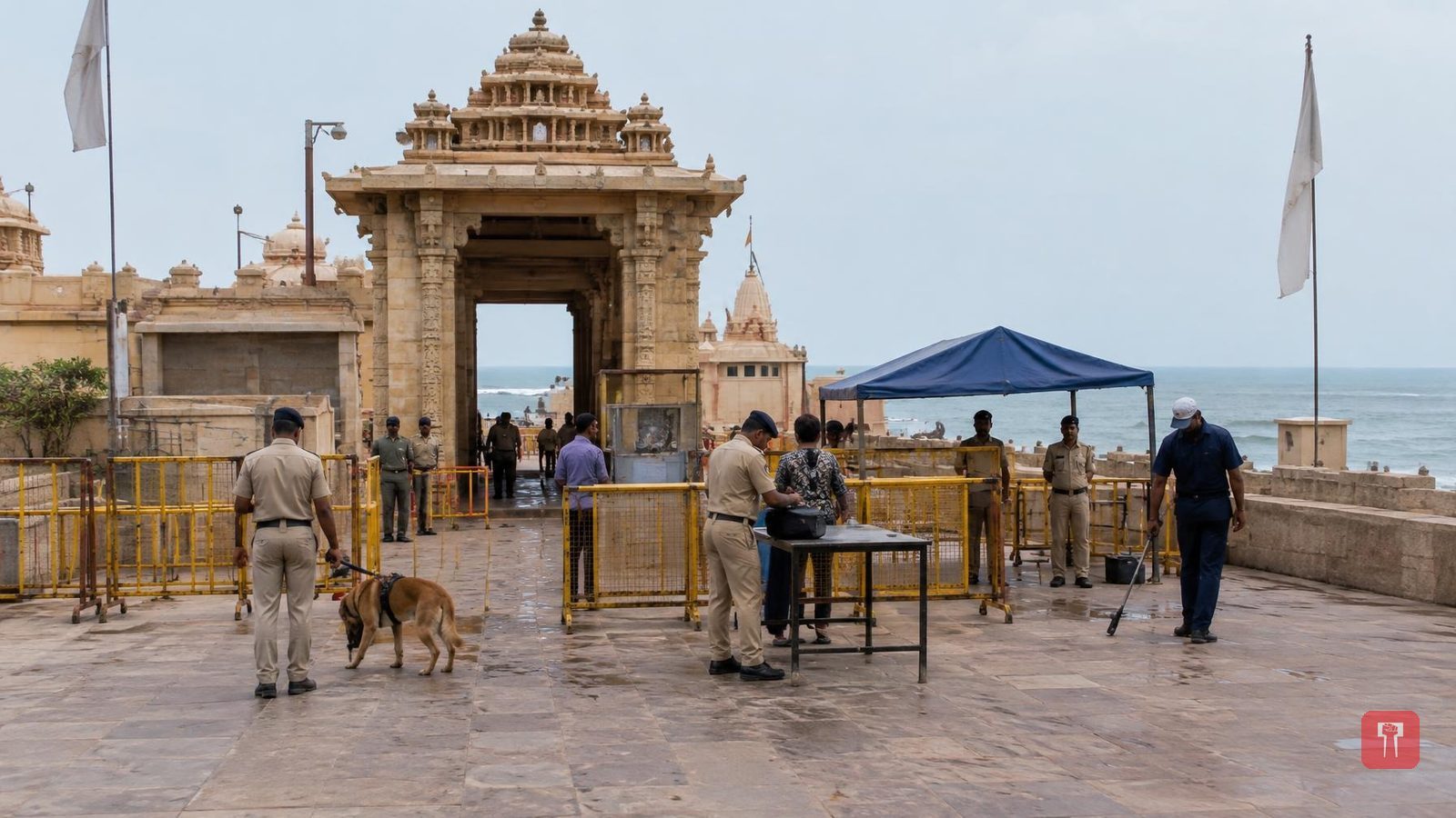 सोमनाथ मंदिर और गुजरात भाजप दफ्तरों को बम से उड़ाने की धमकी, तलाशी में कुछ नहीं मिला