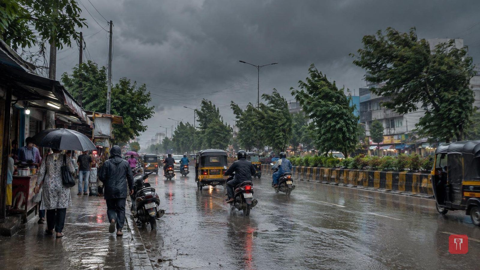 महाराष्ट्र पाऊस इशारा: आज अनेक जिल्ह्यांत पाऊस आणि गडगडाट, नागपुरात 34 अंश सेल्सिअस; मुंबईसह जाणून घ्या