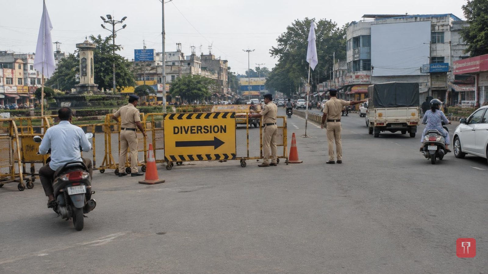 Ganesh immersion procession in Chandrapur on September 25 to shut main road, alter parking