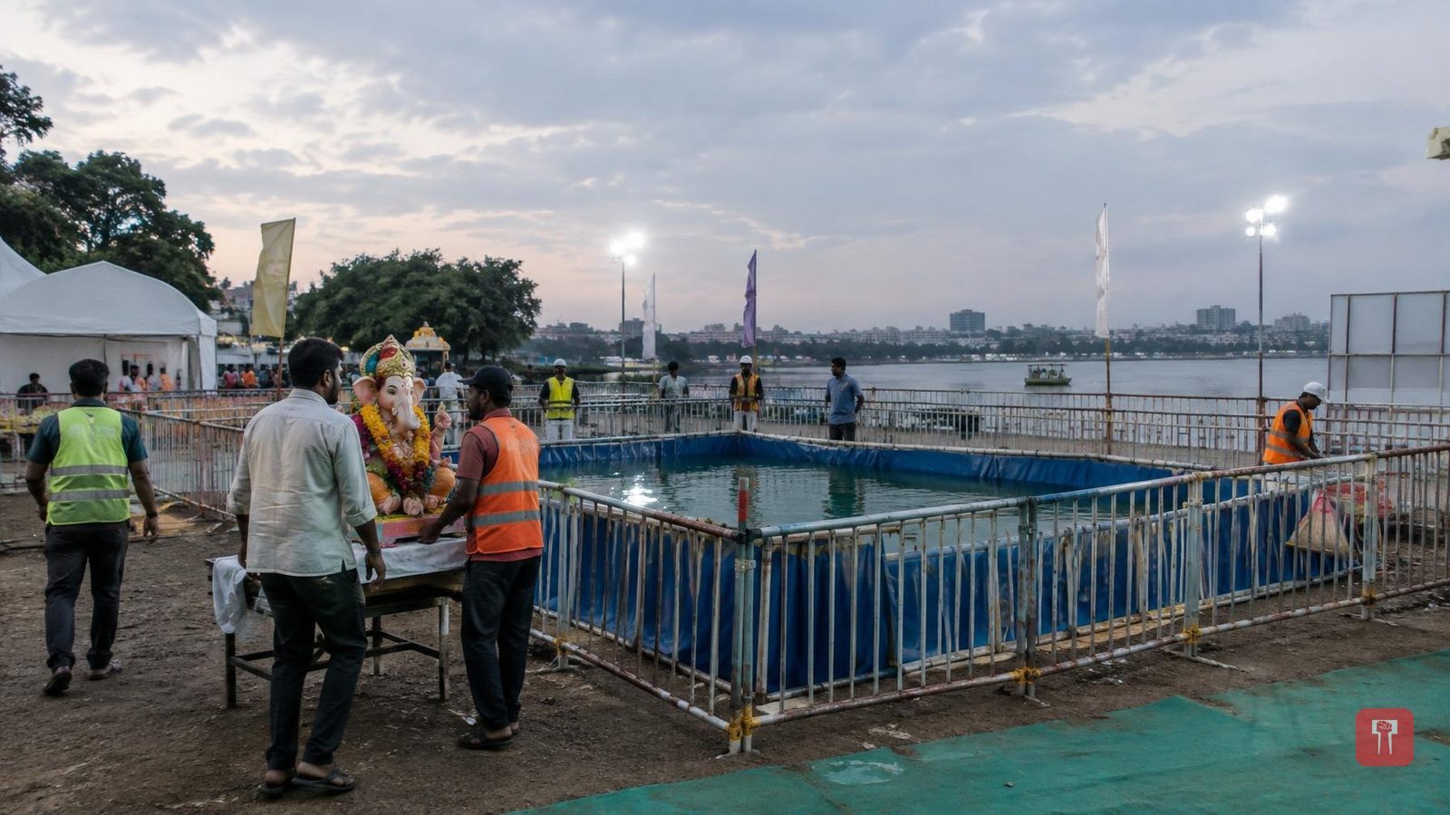 Nagpur sets up 447 artificial ponds at 225 spots for Ganesh immersion
