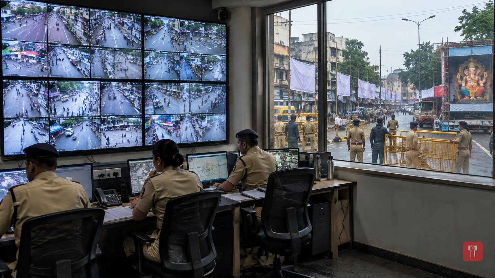 Nagpur deploys 6,250 police, 2,858 CCTV cameras and drones for Ganesh immersion