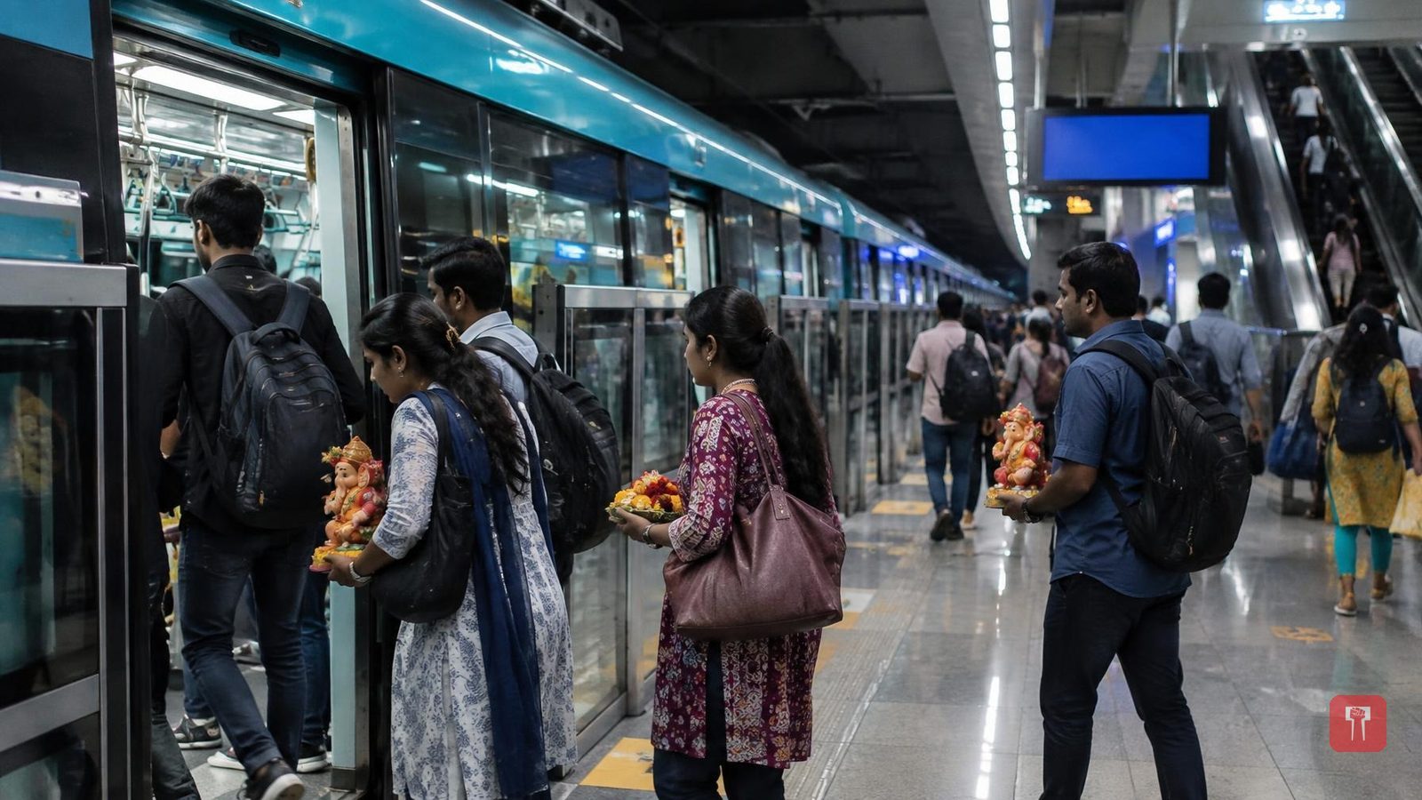 अनंत चतुर्दशी पर मुंबई मेट्रो-3 पूरी रात चलेगी, गणेश विसर्जन में राहत