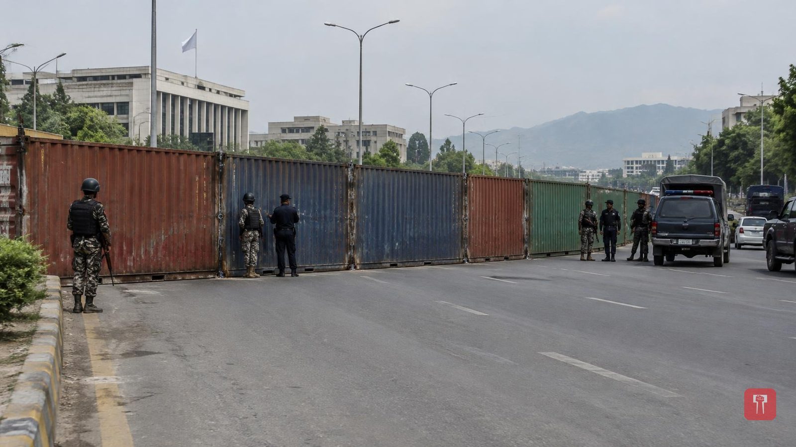 इम्रान खान सुटकेसाठी PTI चा इस्लामाबाद घेराव, सरकारकडून कंटेनरची भिंत, समर्थक बुलडोझरसह सज्ज